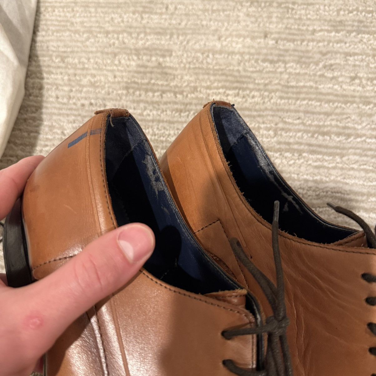 Zara Zara Man Modern Essentials Tan Leather Dress Shoes Size 11 Size US 11 / EU 44 - 11 Thumbnail