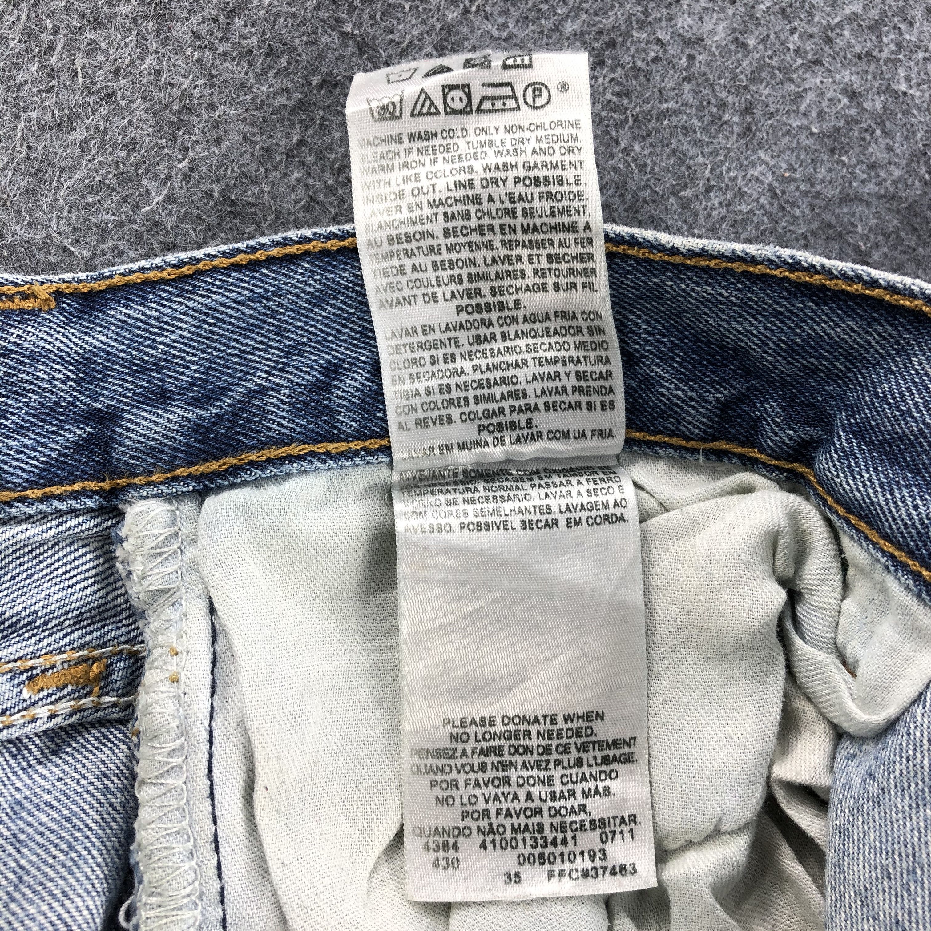 Levi's Vintage Light Wash Levis 501 Jeans-JM962 Size US 35 - 11 Thumbnail