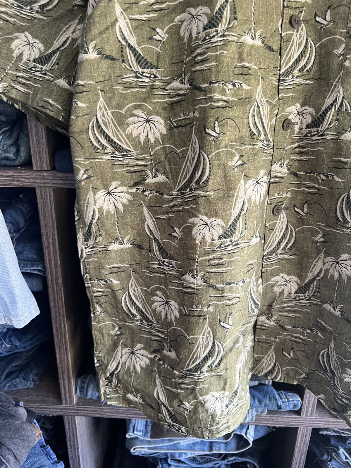 Reyn Spooner 🔥Rare Reyn Spooner x Uniqlo Fullprinted Shirt Size US M / EU 48-50 / 2 - 7 Thumbnail