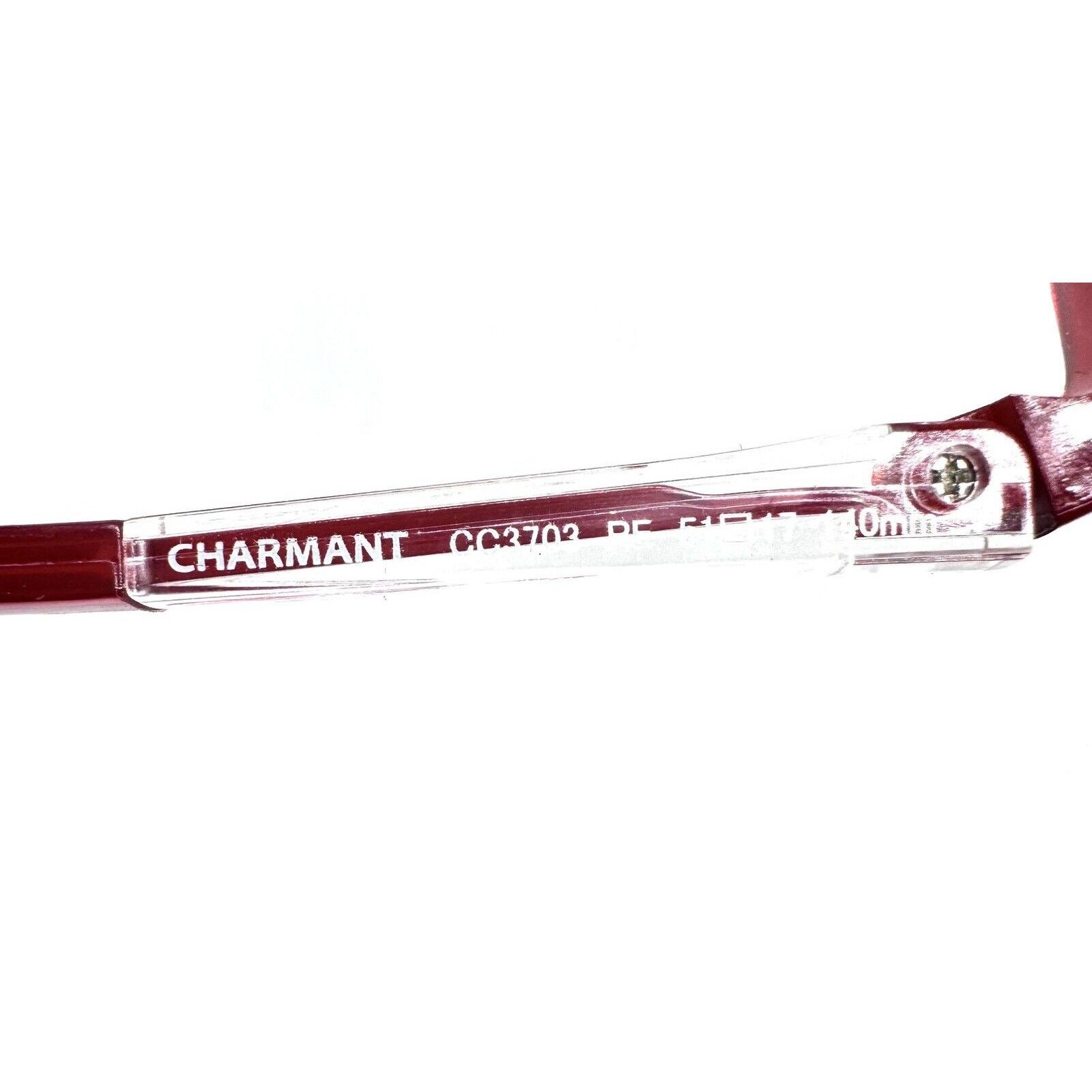 Other AWEAR CHARMANT CC3703 RED CLEAR FLEX COOLEYEGLASSES Size ONE SIZE - 6 Thumbnail