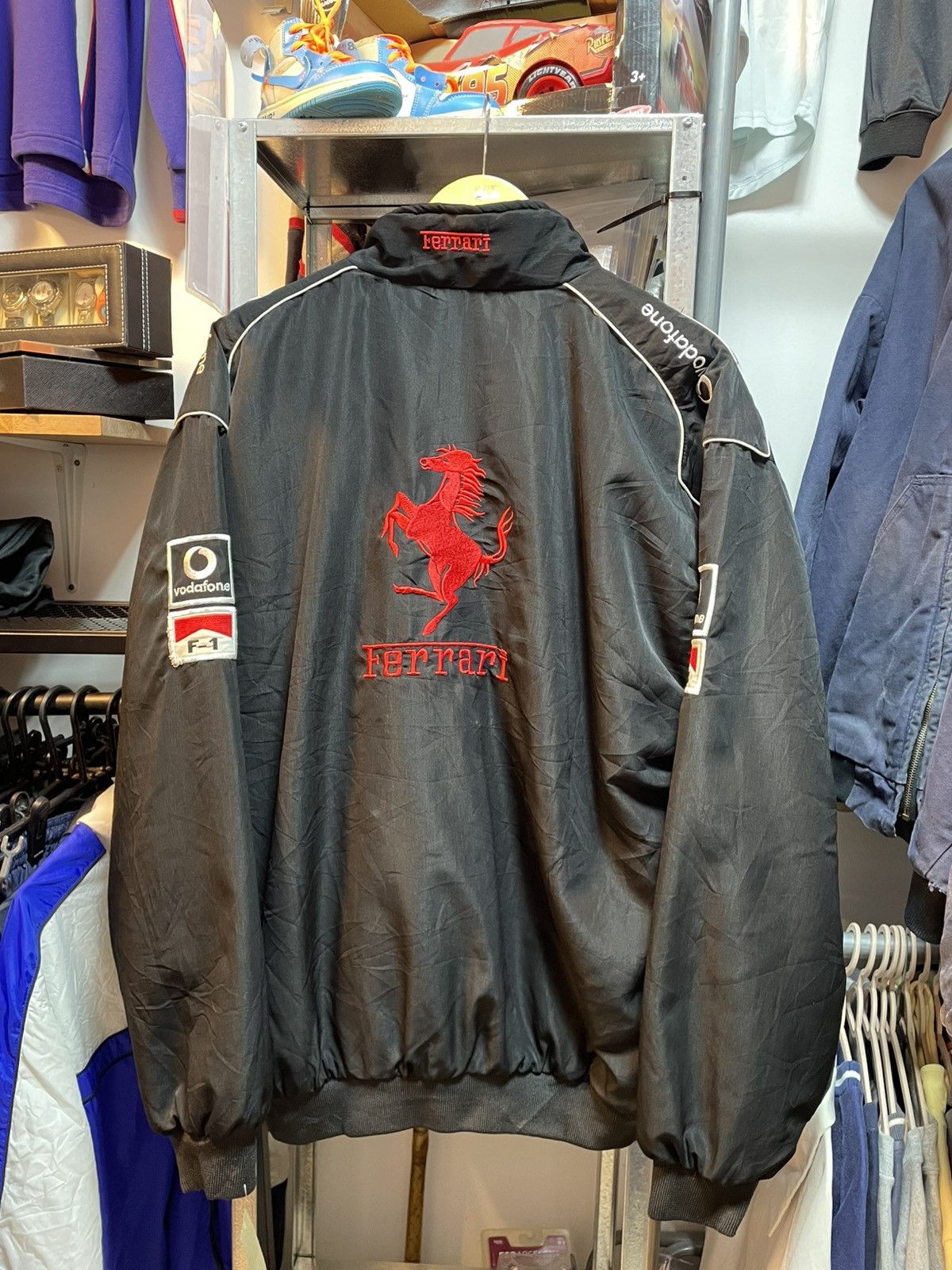 Ferrari Y2K F1 Ferrari Bomber Jacket Size US XXL / EU 58 / 5 - 3 Thumbnail