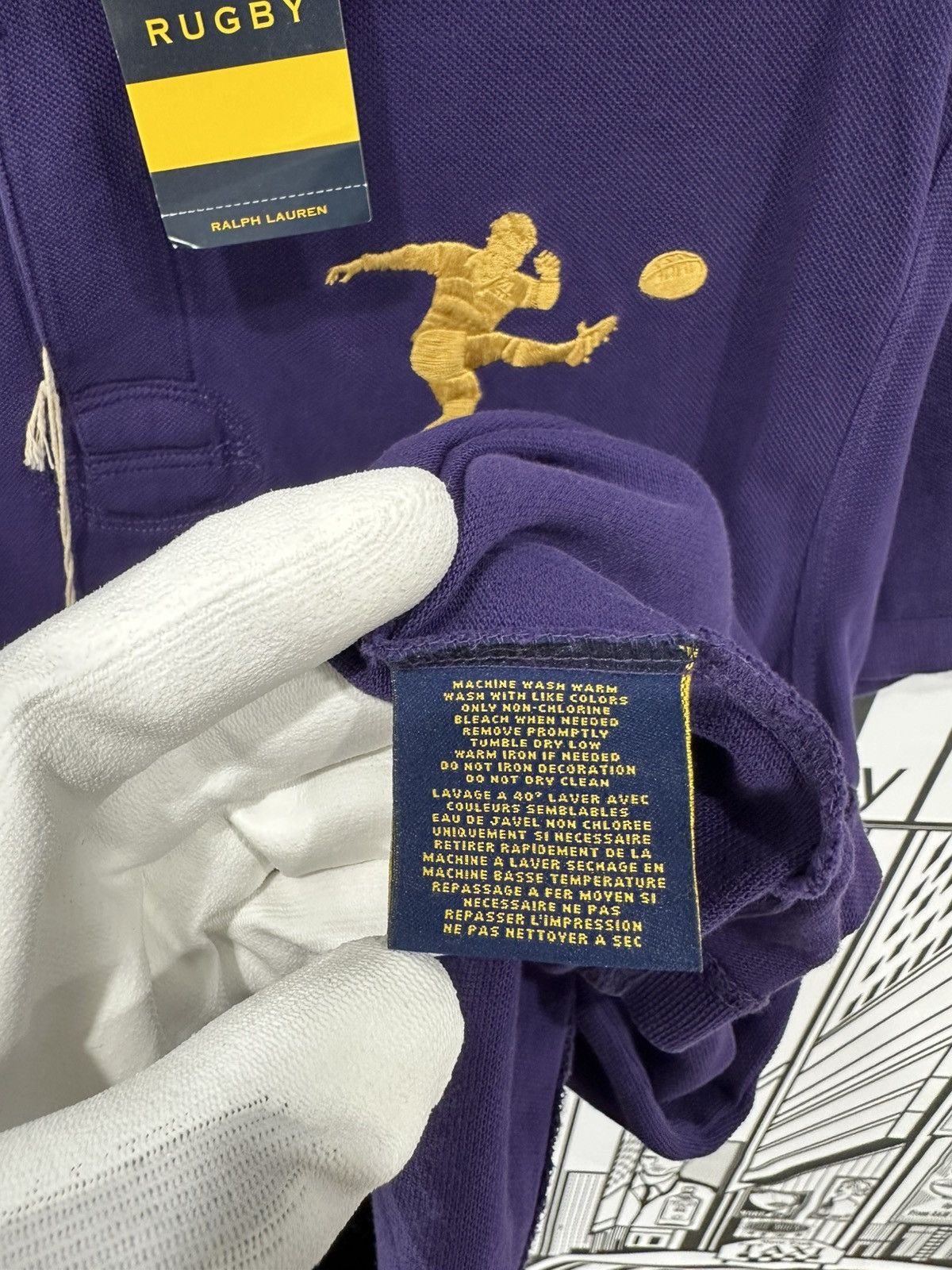 Polo Ralph Lauren Rugby Ralph Lauren Big Kicker Flanker Rugby Purple XL Size US XL / EU 56 / 4 - 9 Thumbnail