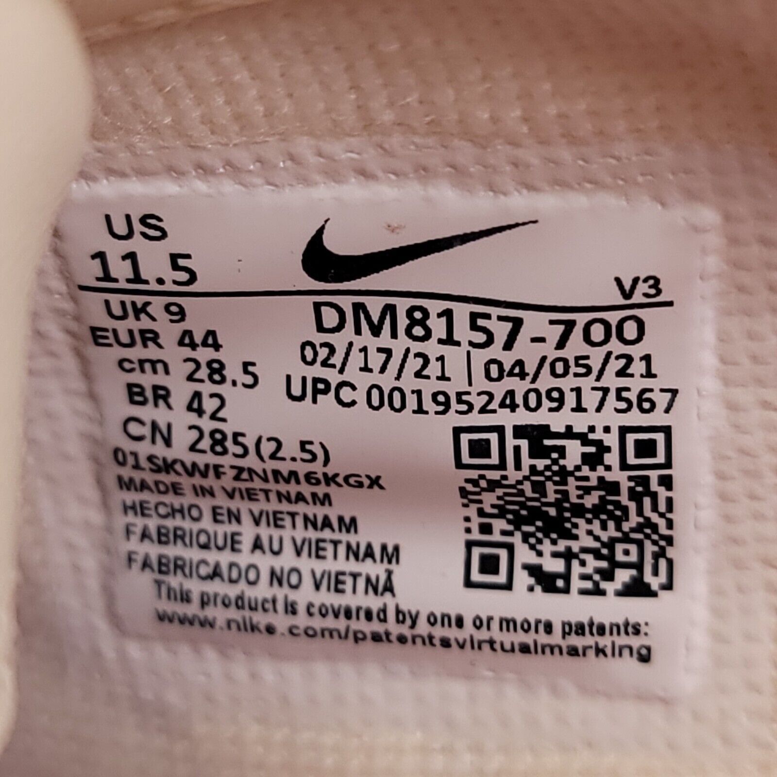Nike Nike Air Force 1 Shadow Shoe Womens Size 11.5 DM8157-700 Size US 11.5 / IT 41.5 - 8 Thumbnail