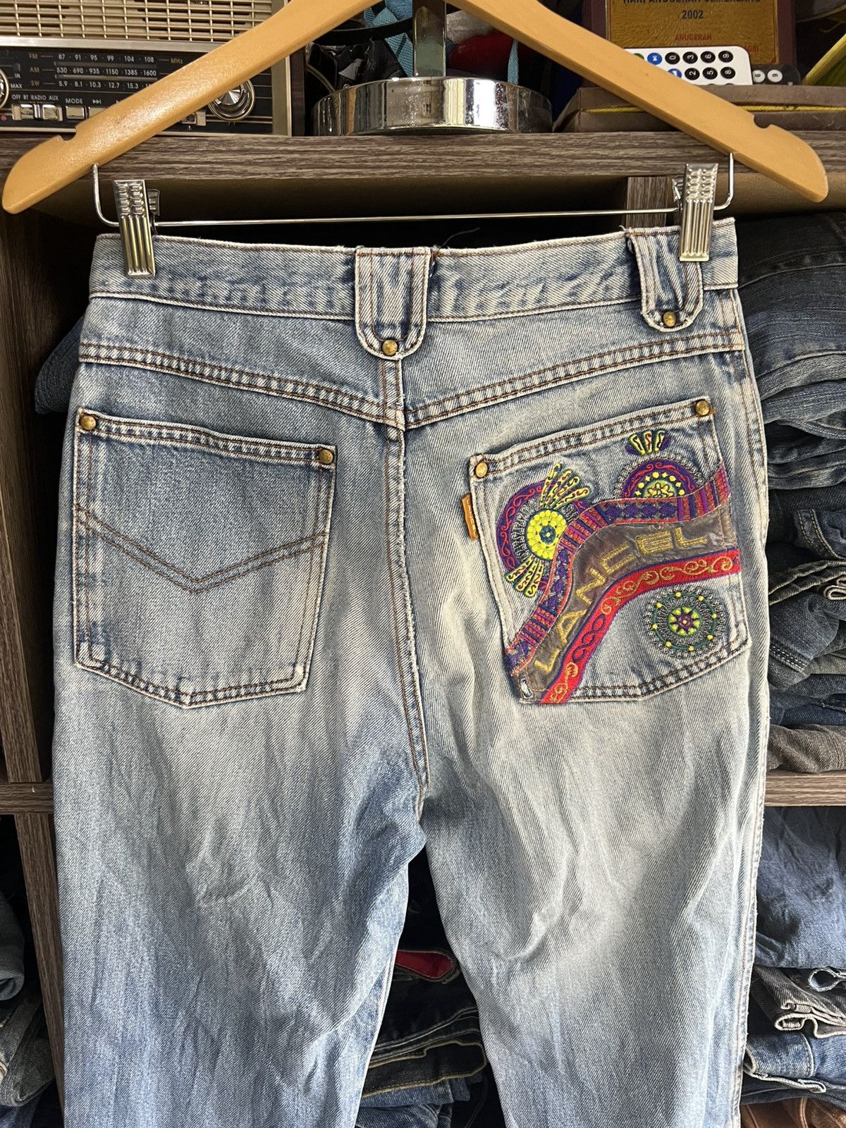 Lancel 🔥Vintage Lancel Distressed Denim Size US 28 / EU 44 - 11 Thumbnail
