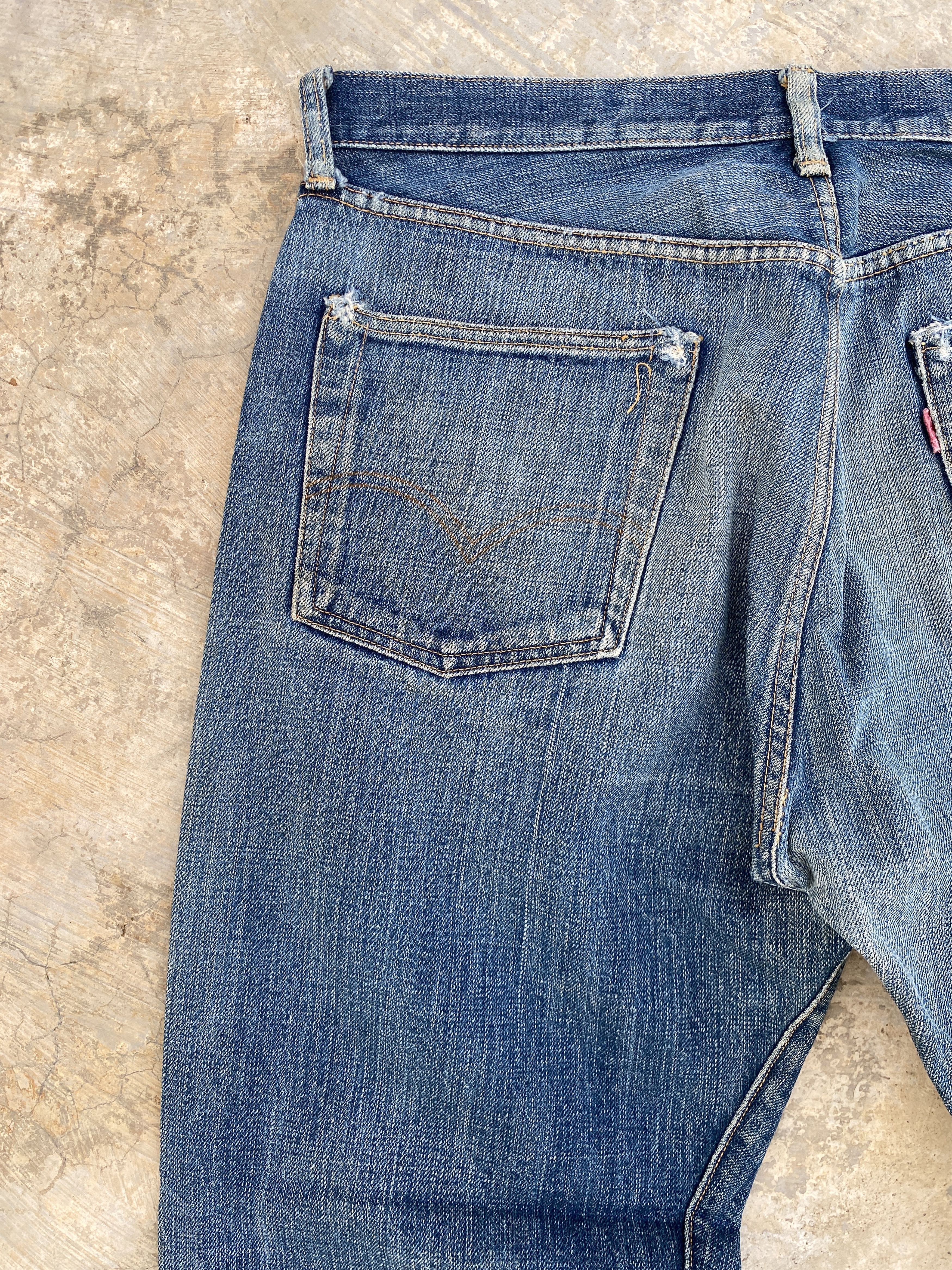 Japanese Brand 40s WW2 Replica Selvedge Jeans Size US 31 - 7 Thumbnail