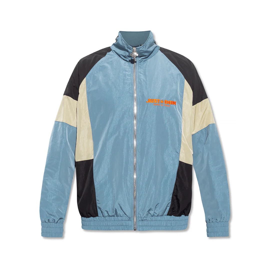 image of Just Don O1Mle0424 Winbreaker Jacket In Light Blue, Men's (Size Small)