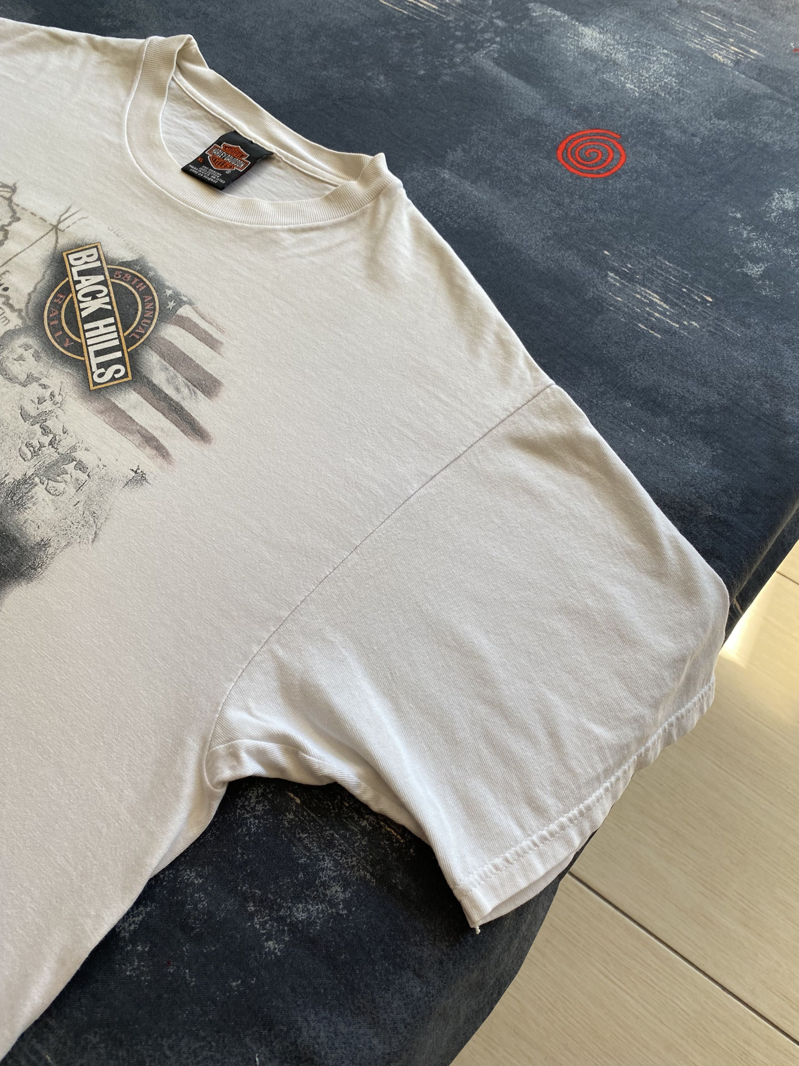 Harley Davidson × Vintage Vintage 1998 Harley Davidson Black Hills Sturgis T-shirt Size US XL / EU 56 / 4 - 9 Thumbnail