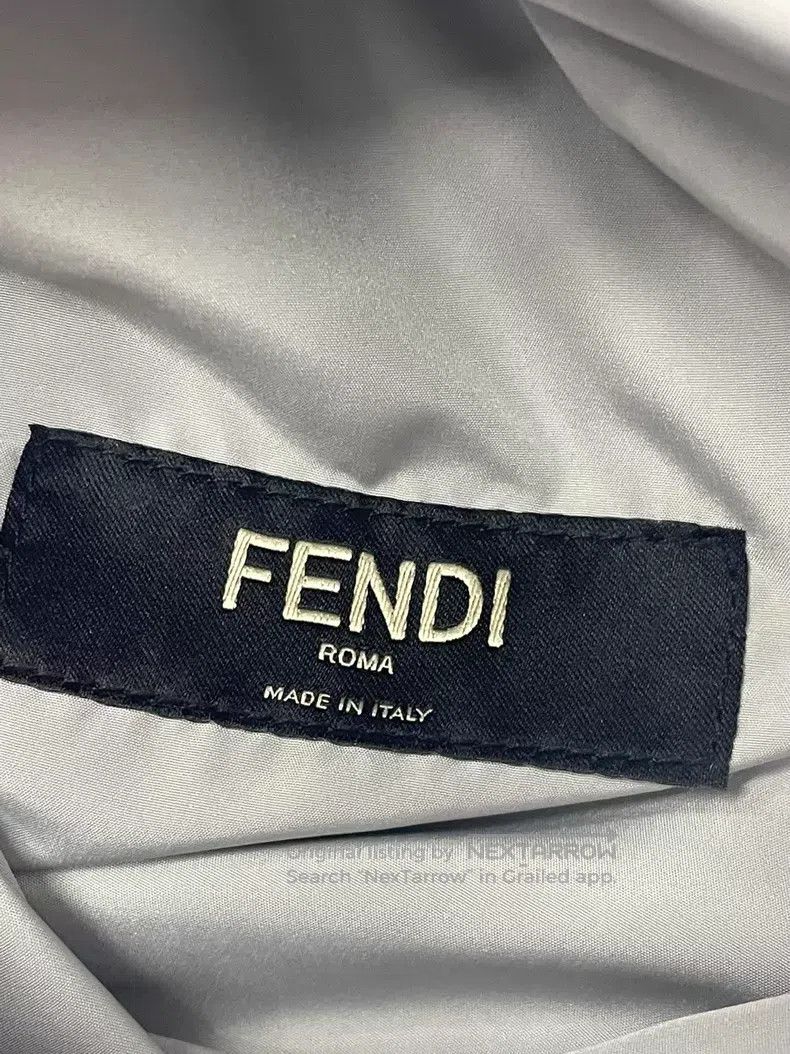 Fendi Fendi Grey and White Monogram Double-faced Jacket Size US L / EU 52-54 / 3 - 4 Thumbnail