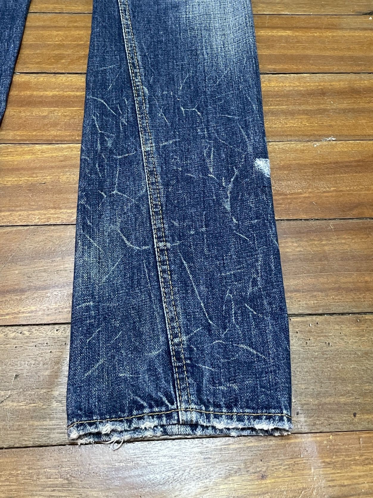 If Six Was Nine Rare Design Vintage Brand Antgauge Double Waist Jeans 1990s Size US 31 - 6 Thumbnail