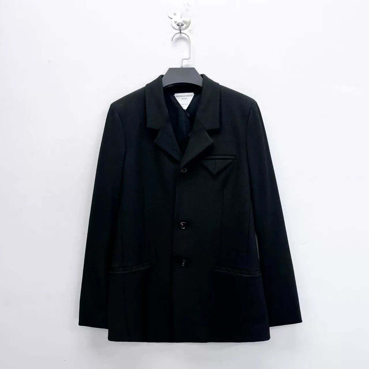 Bottega Veneta Bottega Veneta Black Wool Blazer Size US M / EU 48-50 / 2 - 1 Thumbnail