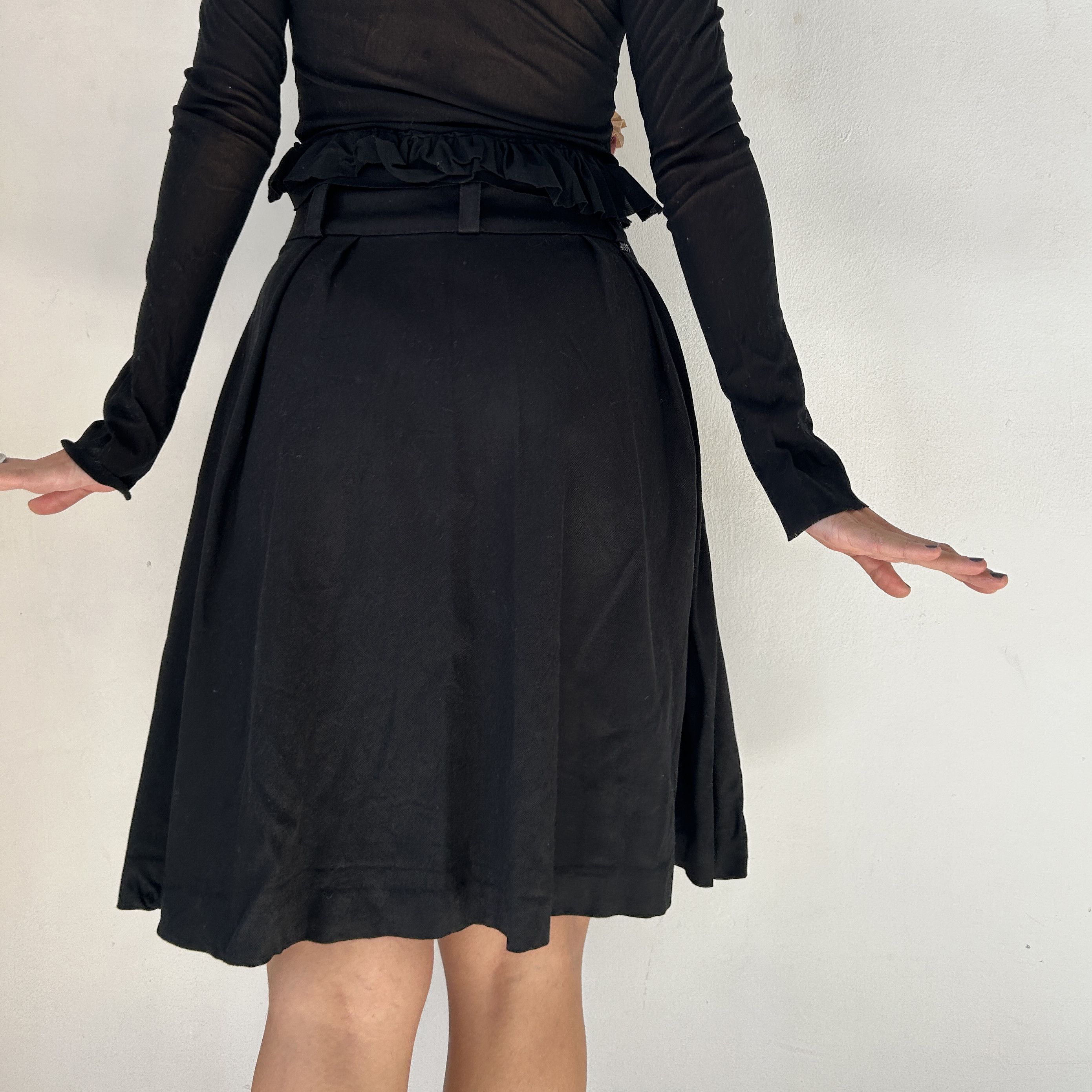 Miss Sixty Miss Sixty y2k black skater skirt Size 28" / US 6 / IT 42 - 2 Thumbnail