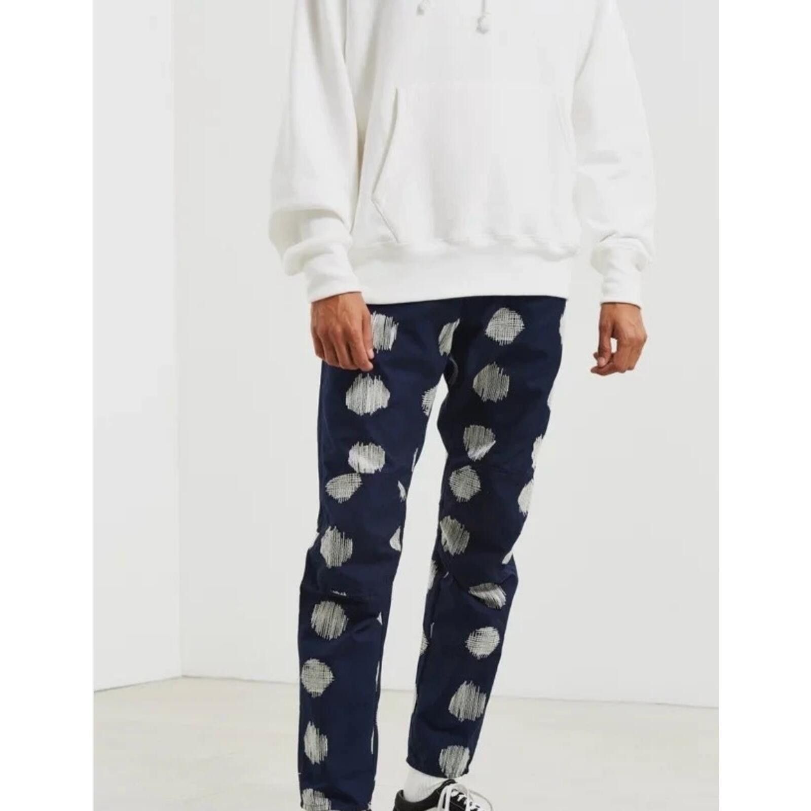 Other G-Star RAW x Pharrell 5622 3D Tapered Sashiko Dot Navy Pants Size US 33 - 1 Thumbnail