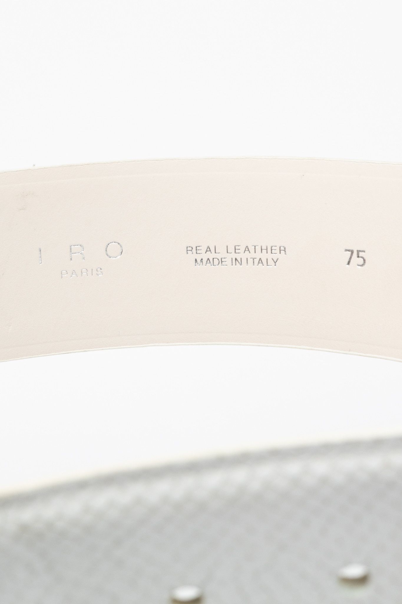Iro Iro Tulpa Wide Snake-Embossed Leather Western Buckle Belt Size ONE SIZE - 4 Thumbnail