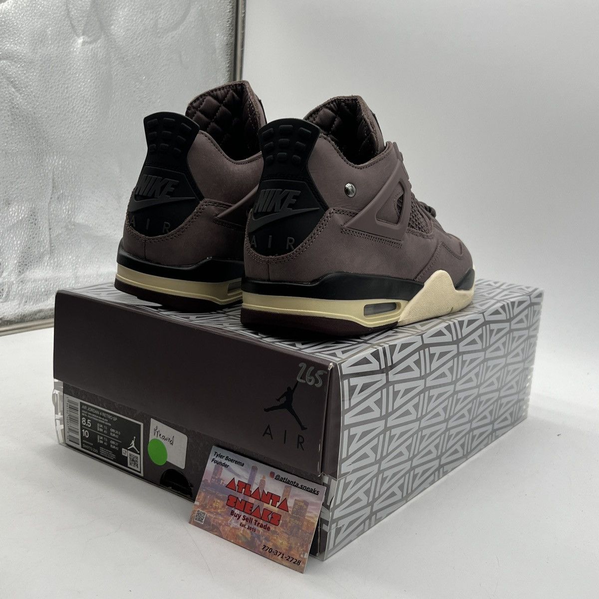 Jordan Brand A Ma Maniére x Air Jordan 4 Violet Ore Size US 8.5 / EU 41-42 - 5 Thumbnail