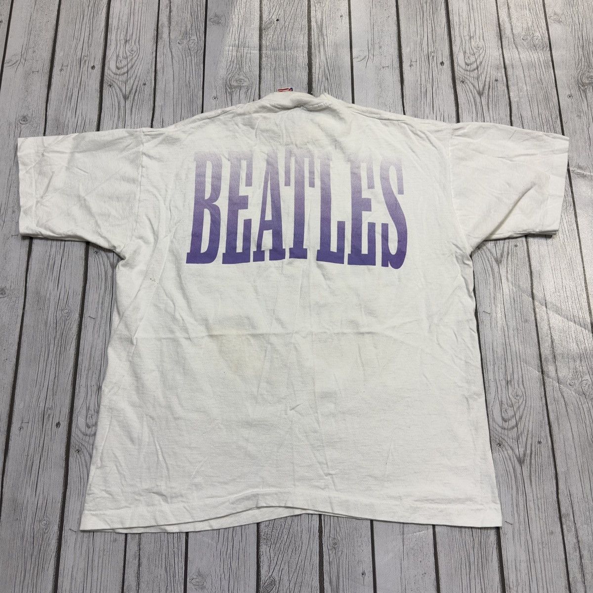 Band Tees × Fruit Of The Loom × Vintage Vintage Beatles tee Size US XL / EU 56 / 4 - 2 Thumbnail