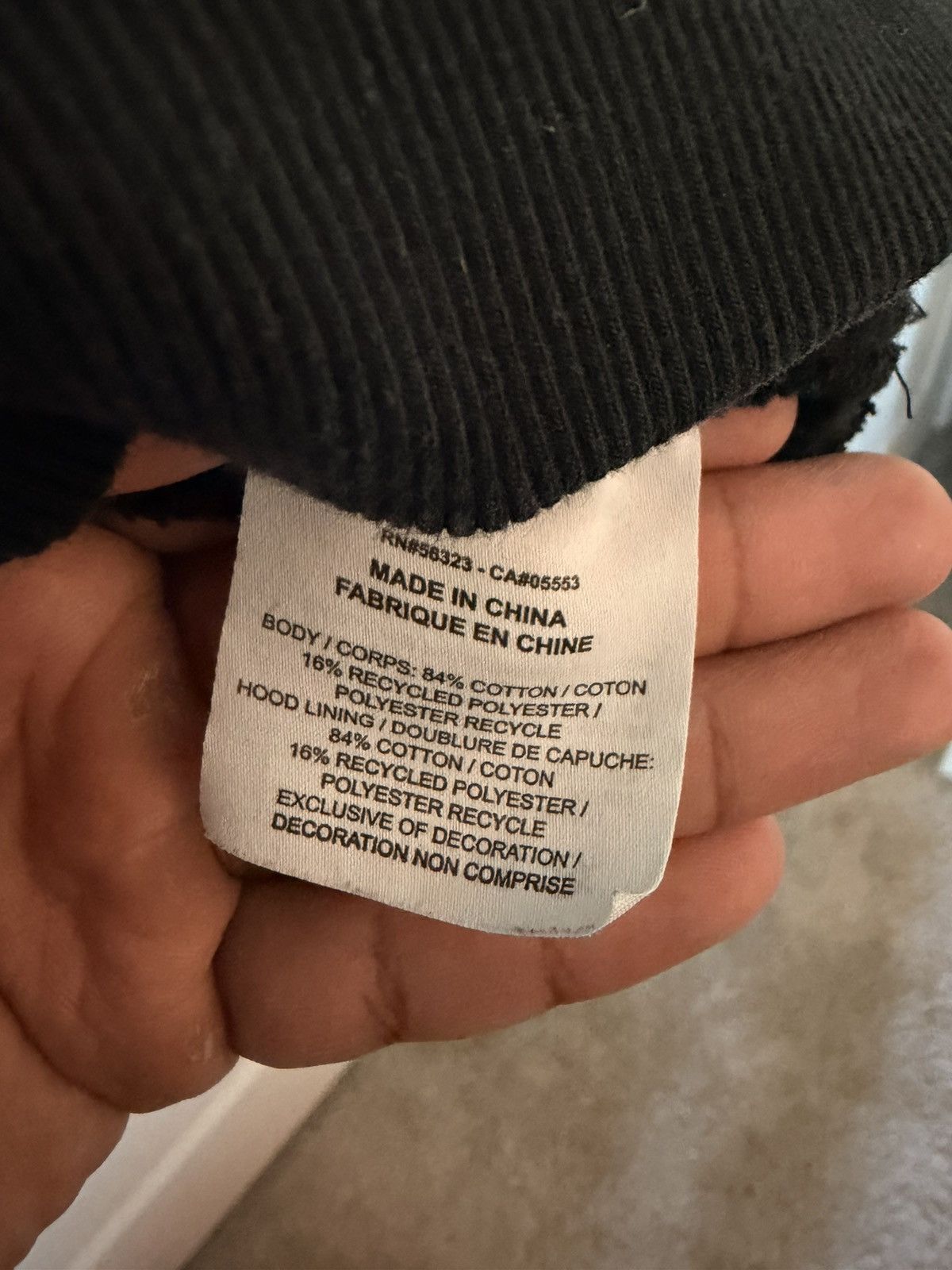 Nike Nike Lab Men's Fleece Hoodie Black AV8270-010 size XL Size US XL / EU 56 / 4 - 4 Thumbnail