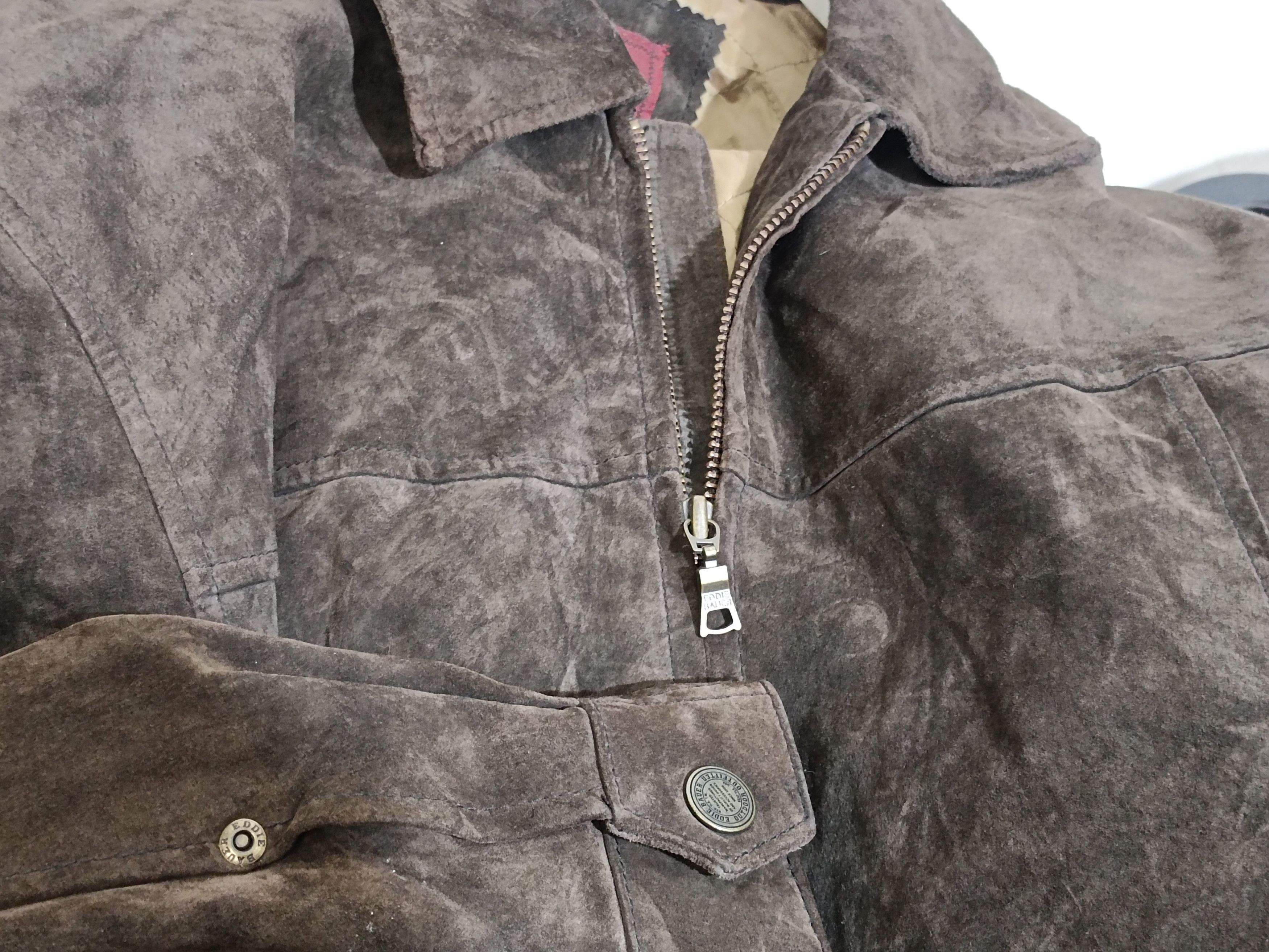 Eddie Bauer Eddie Bauer Seattle Suede Leather Jacket Size US L / EU 52-54 / 3 - 6 Thumbnail
