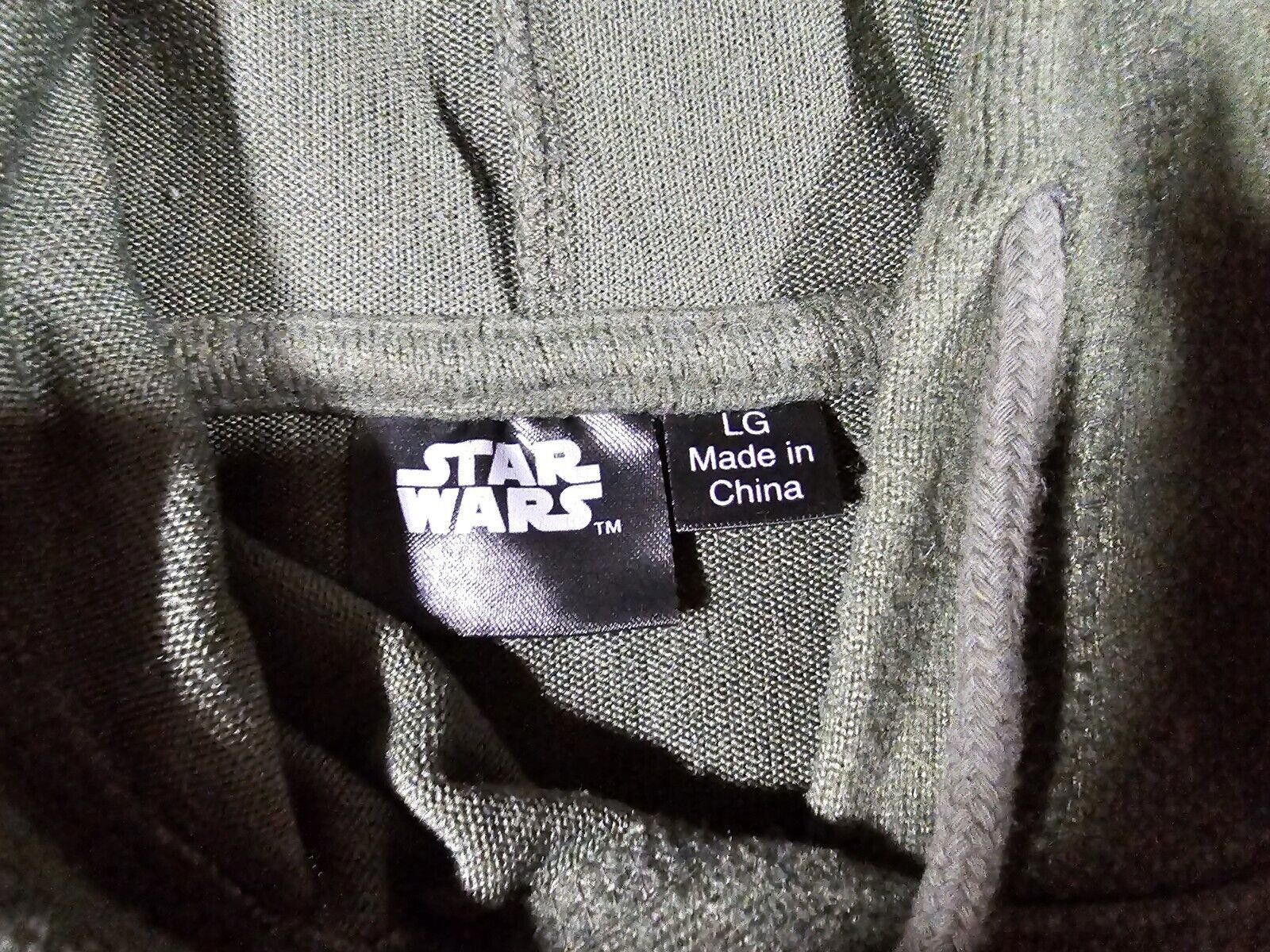 Star Wars Star Wars Grogu baby yoda Large hoodie green Drawstring Size US L / EU 52-54 / 3 - 3 Thumbnail