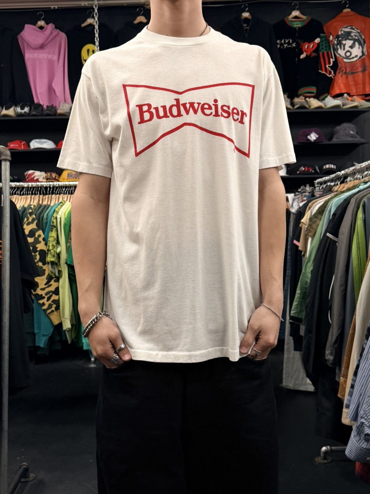 Vintage Vintage Budweiser tee Size US M / EU 48-50 / 2 - 1 Thumbnail