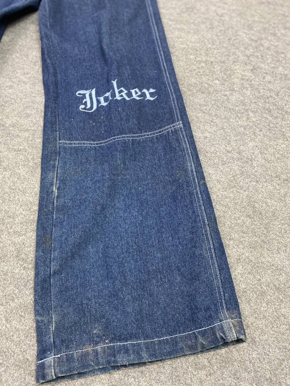 Japanese Brand vintage joker baggy denim nice design Size US 33 - 9 Thumbnail