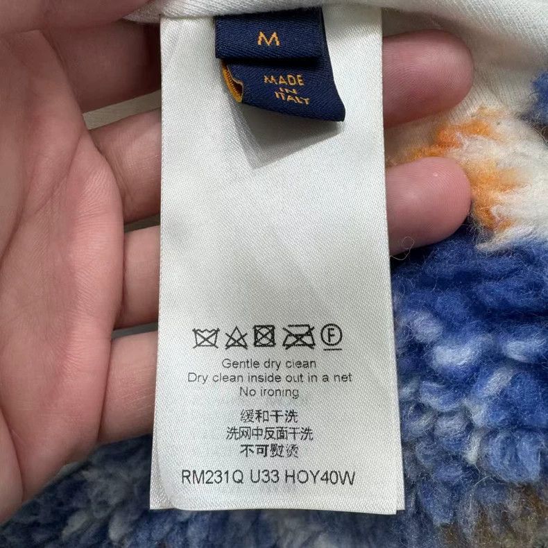 Louis Vuitton Louis Vuitton Tie-dyed teddy jacket 2501-Nextarrow Size US M / EU 48-50 / 2 - 6 Thumbnail