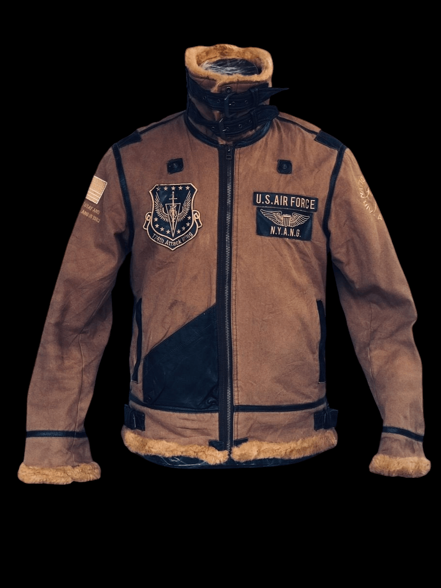Vintage Avirex Flight Jacket with Patches