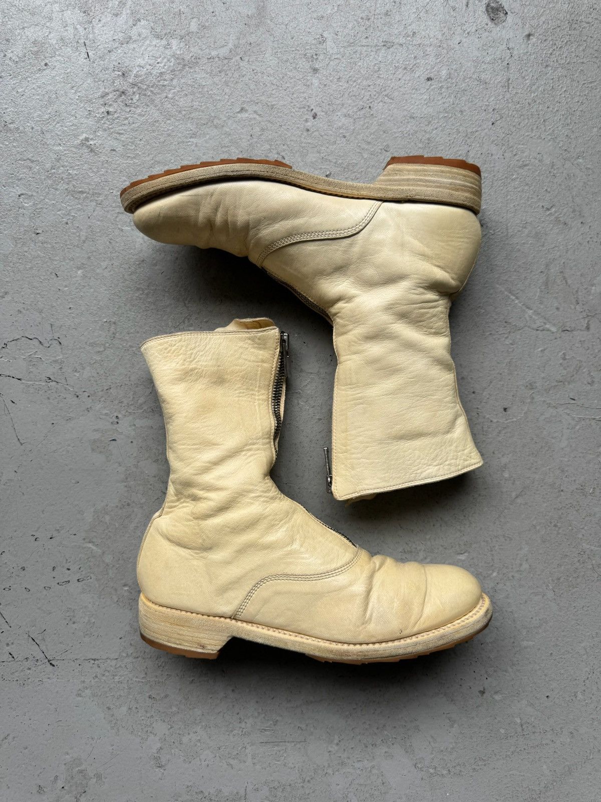 Guidi Guidi 310 White Soft Horse Leather Boots Size US 6 / IT 36 - 1 Thumbnail