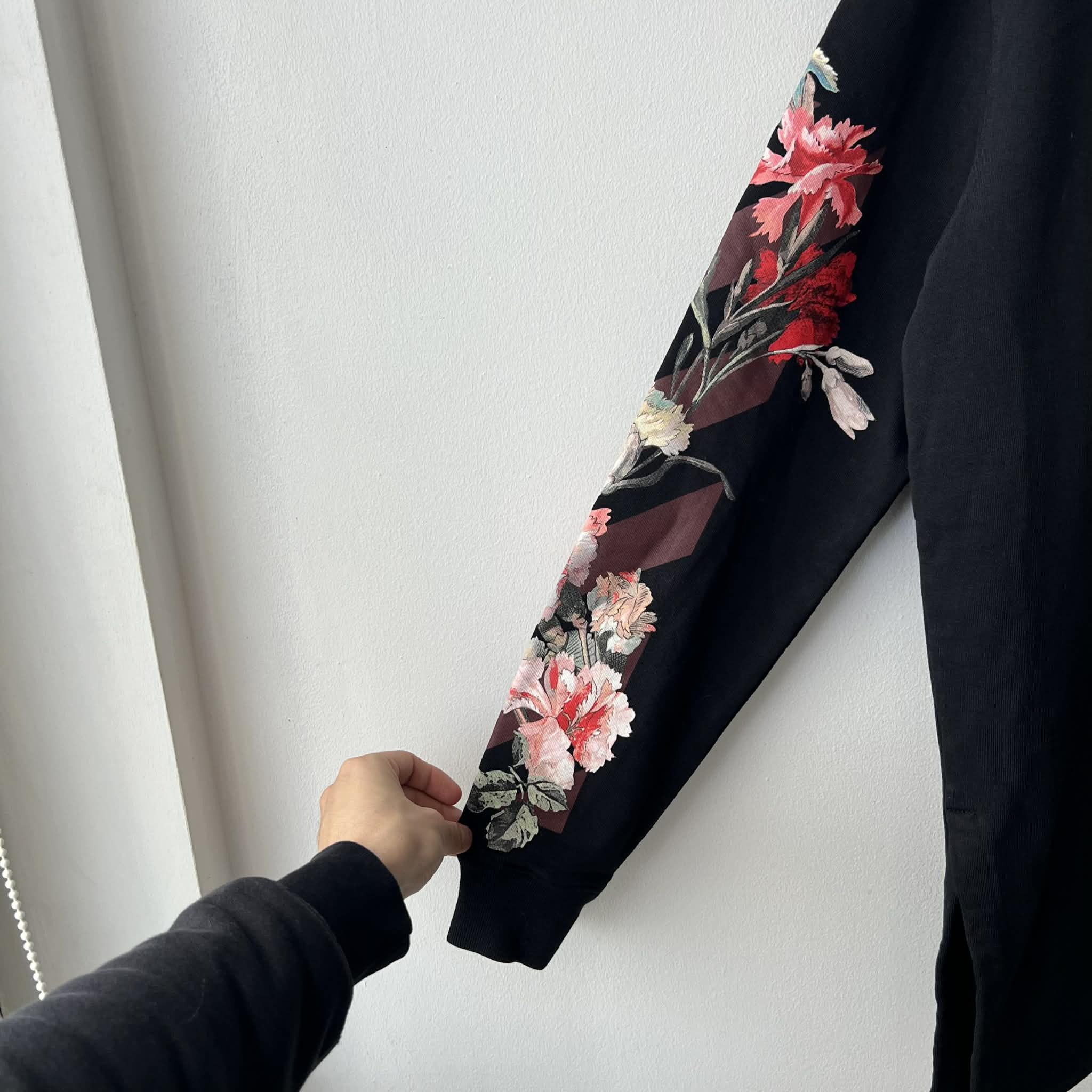 Off-White Off White Floral Crewneck Sweatshirt Mini Dress Size XS / US 0-2 / IT 36-38 - 5 Thumbnail