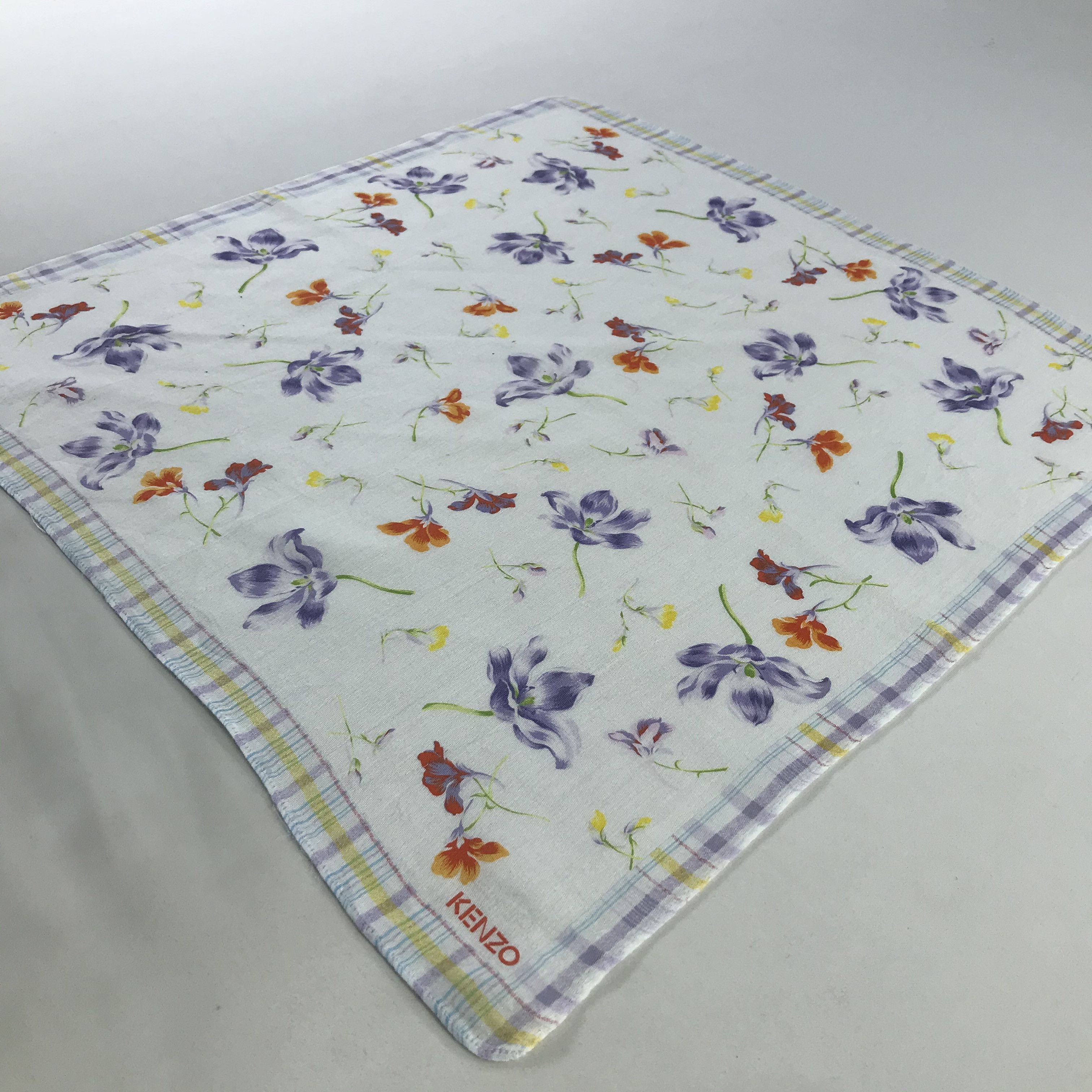 Kenzo × Vintage Kenzo Bandana / Handkerchief / Neckerchief - S1049 Size ONE SIZE - 2 Thumbnail