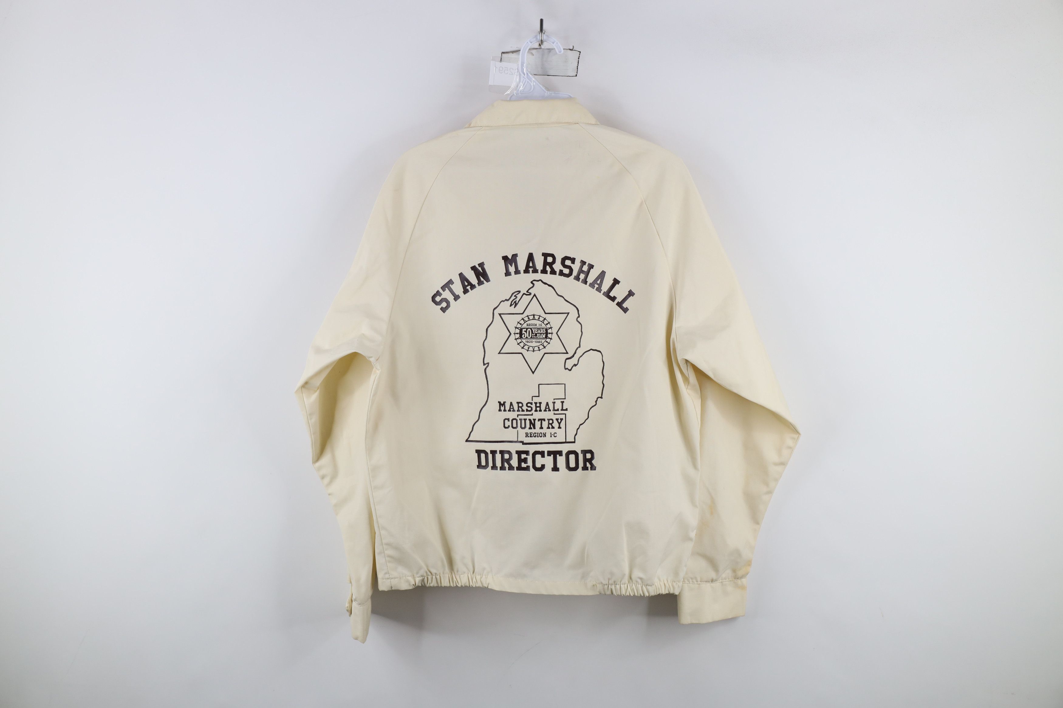 Vintage Vintage 80s UAW Marshall Country Region 1-C Racer Jacket USA Size US S / EU 44-46 / 1 - 17 Thumbnail