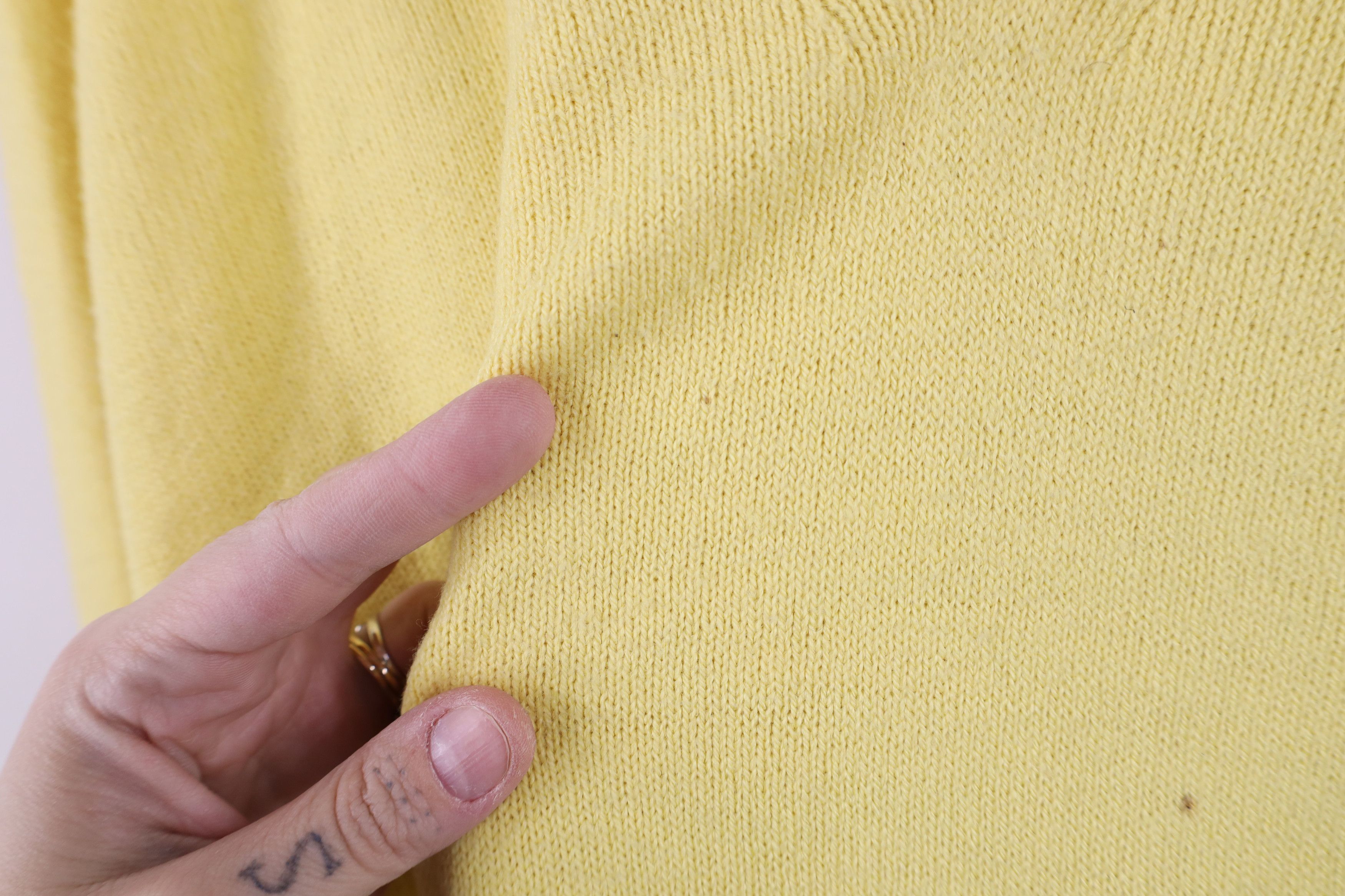 Vintage Vintage 70s Streetwear Four Horsemen Knit Sweater Yellow USA Size US M / EU 48-50 / 2 - 5 Thumbnail