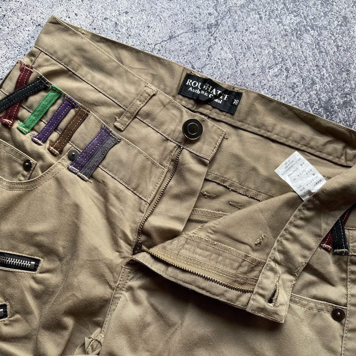 Japanese Brand Rare🔥 Roushatte Double Waist Stacked Vintage Pants Size US 31 - 6 Thumbnail
