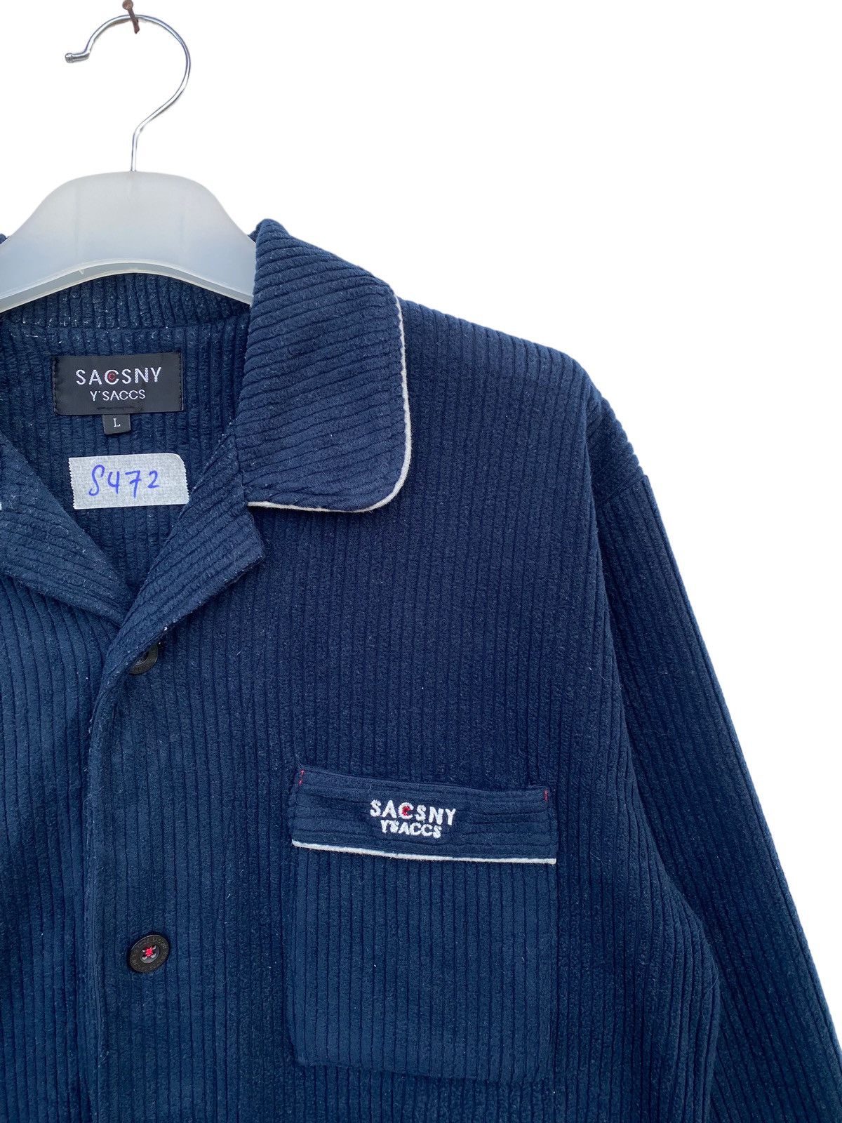 Vintage × Yohji Yamamoto Vintage Saccsny Ysaccs Curduroy Pyjamas Size US L / EU 52-54 / 3 - 3 Thumbnail