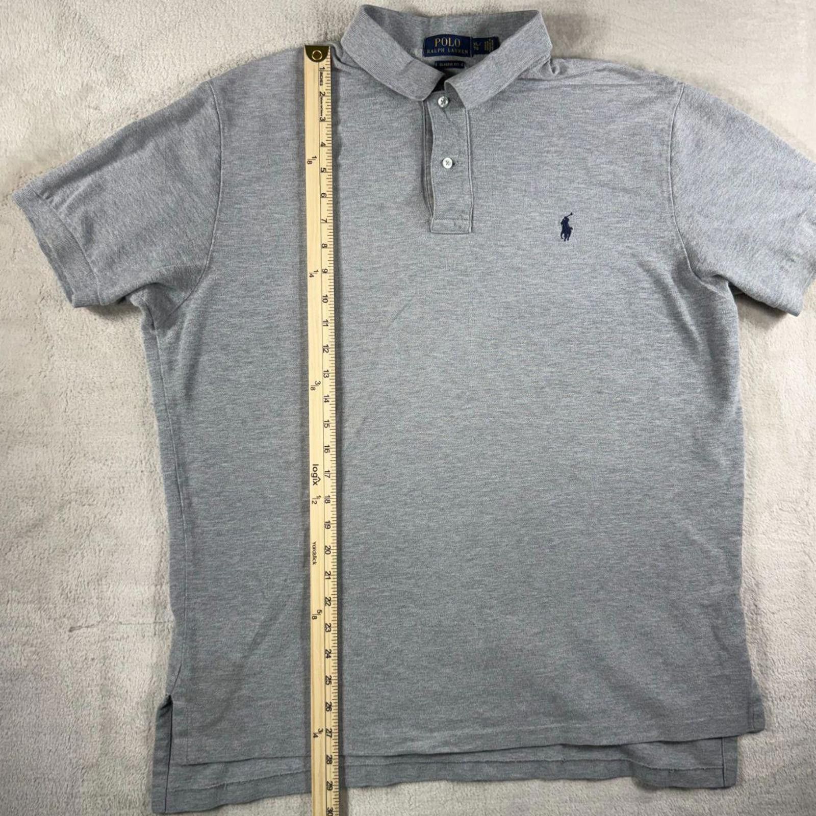 Polo Ralph Lauren Ralph Lauren Shirt Men's XL Grey Polo Short Sleeve Size US XL / EU 56 / 4 - 4 Thumbnail