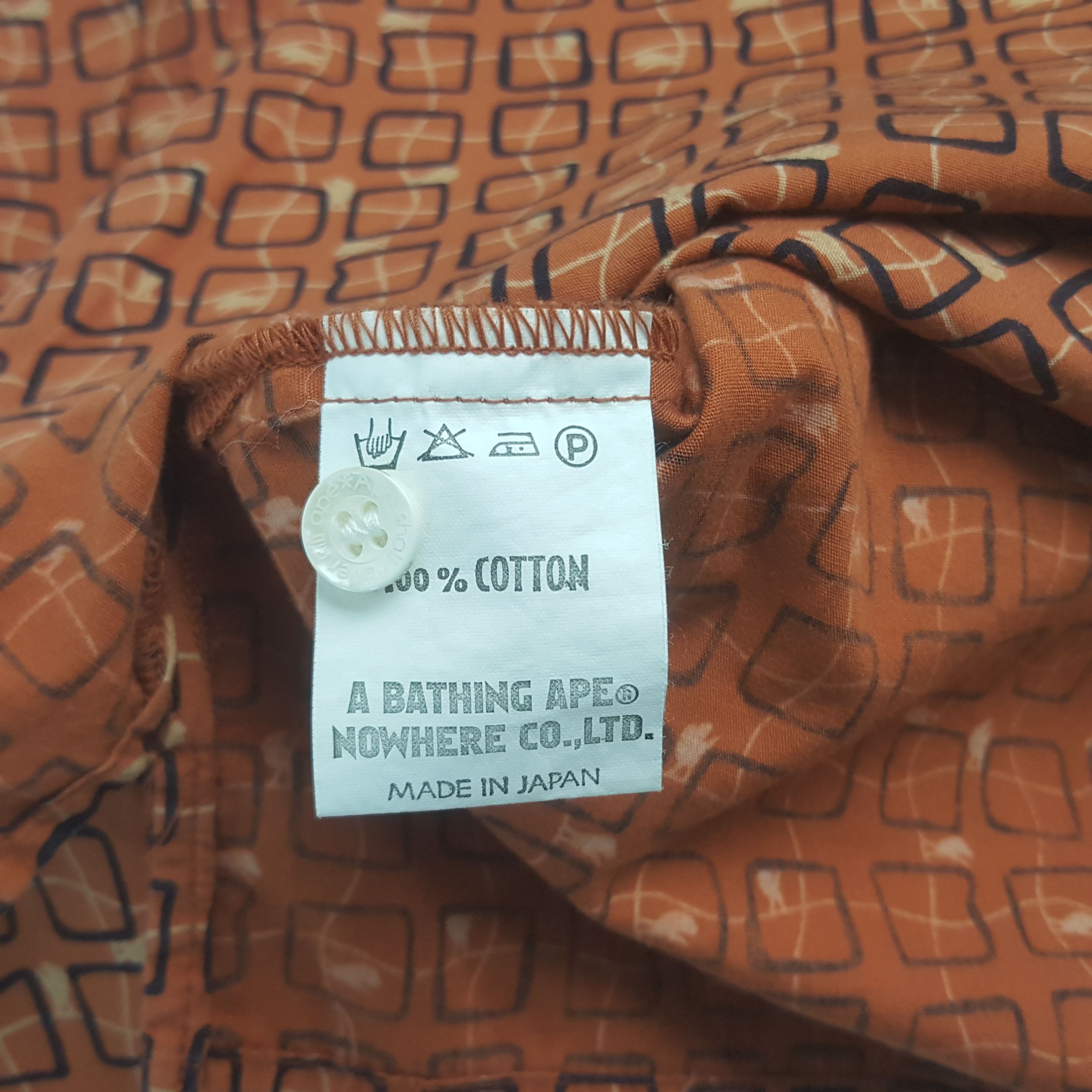 Bape Vintage A Bathing Ape Button Up Shirt Size US S / EU 44-46 / 1 - 7 Thumbnail