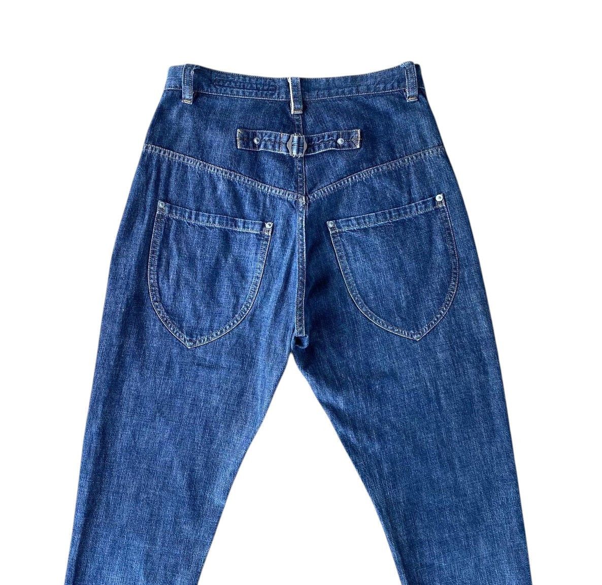 Issey Miyake SUNAOKUWAHARA JAPAN SHORT ANKLE CUT DENIM Size US 30 / EU 46 - 6 Thumbnail