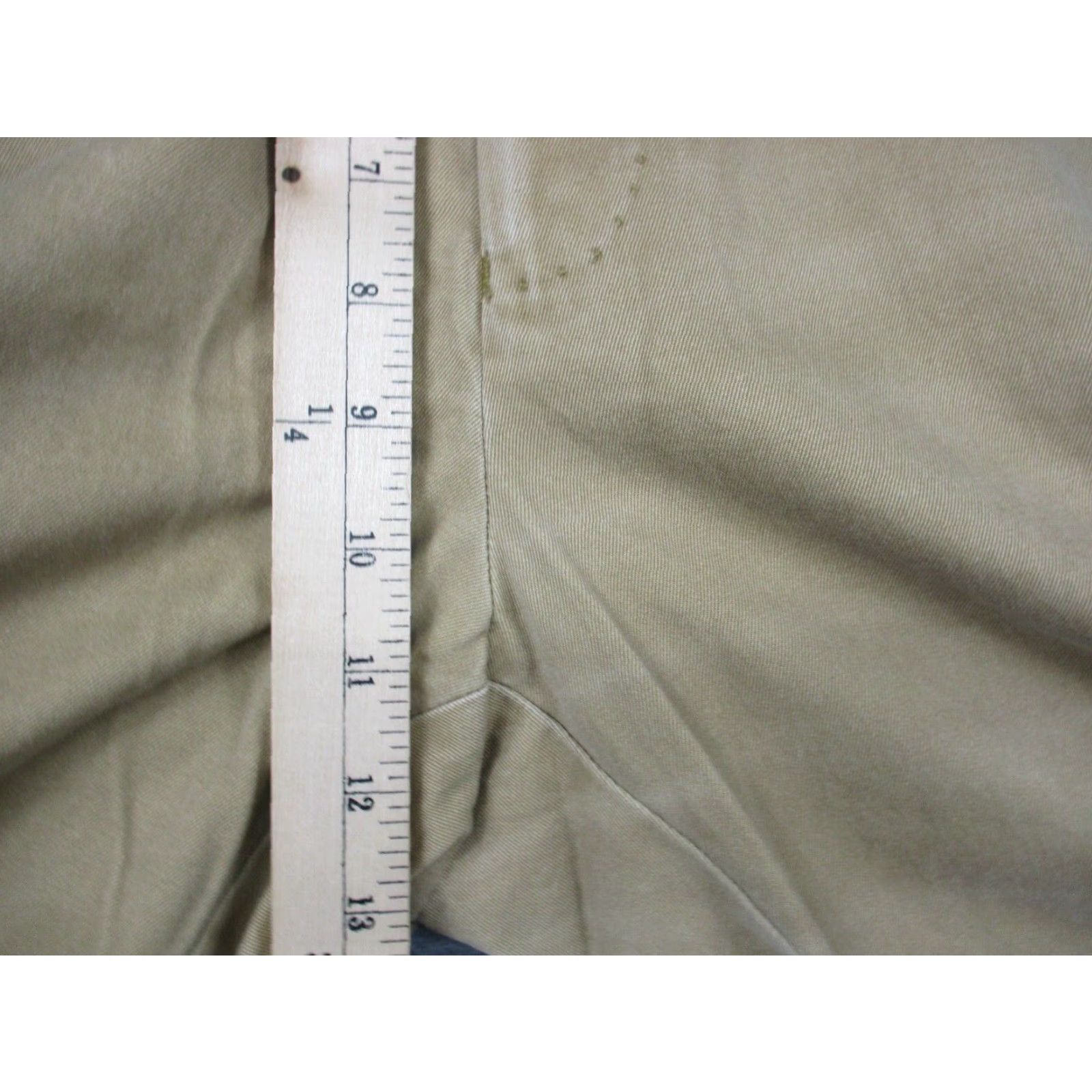 Peter Millar Peter Millar Pants Mens Raleigh Beige Cotton Chino 34 Classic Flat Front Zip Pockets Twill MCOB84 Size US 34 / EU 50 - 5 Thumbnail