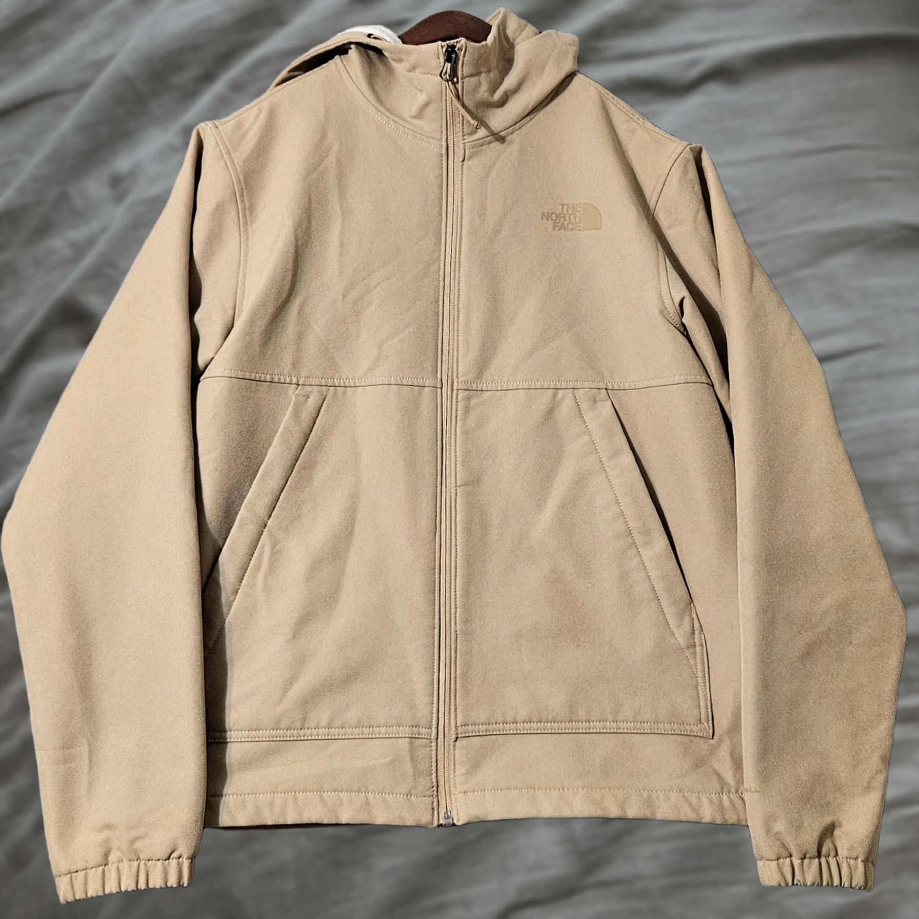 The North Face The North Face Camden Thermal Hoodie Zip Up Jacket Men's Small Beige Windbreaker Windfall S Beige Mens Small Size US S / EU 44-46 / 1 - 1 Thumbnail