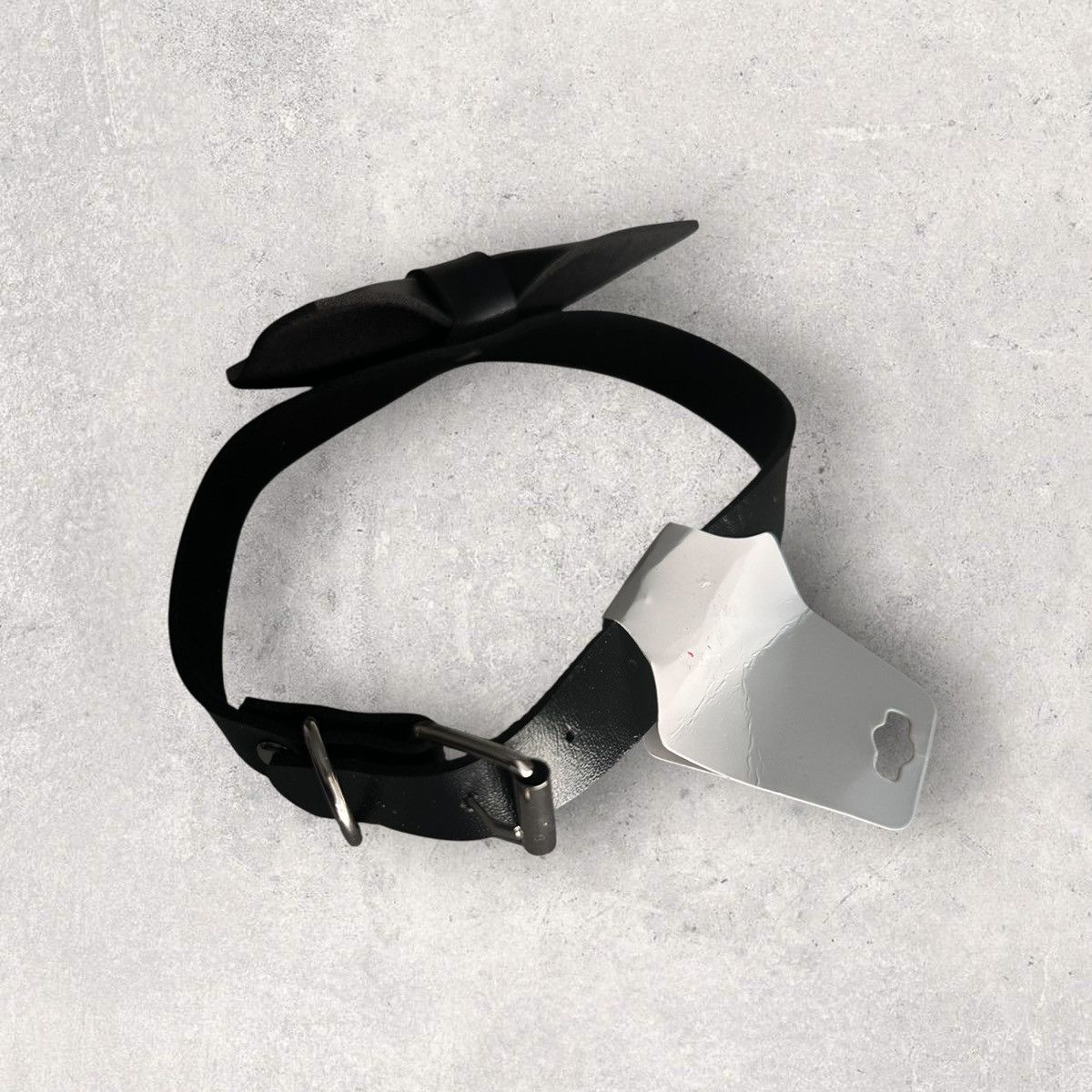 Other Bow Tie PU Leather Choker Size ONE SIZE - 2 Thumbnail