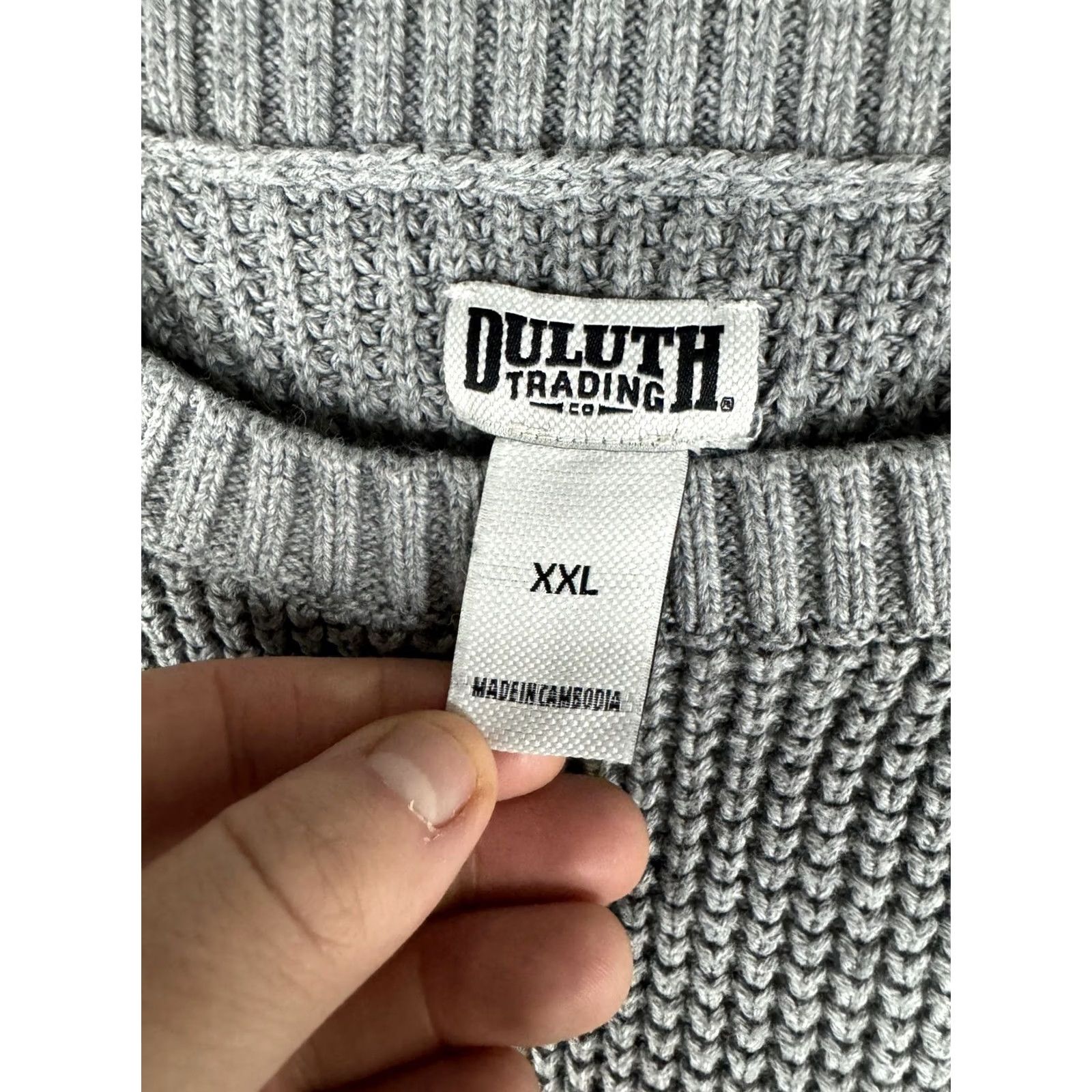 Duluth Trading Company Duluth Trading Co Sweater Mens 2XL Gray Knit Crewneck Pullover Warm Casual Size US XXL / EU 58 / 5 - 5 Thumbnail