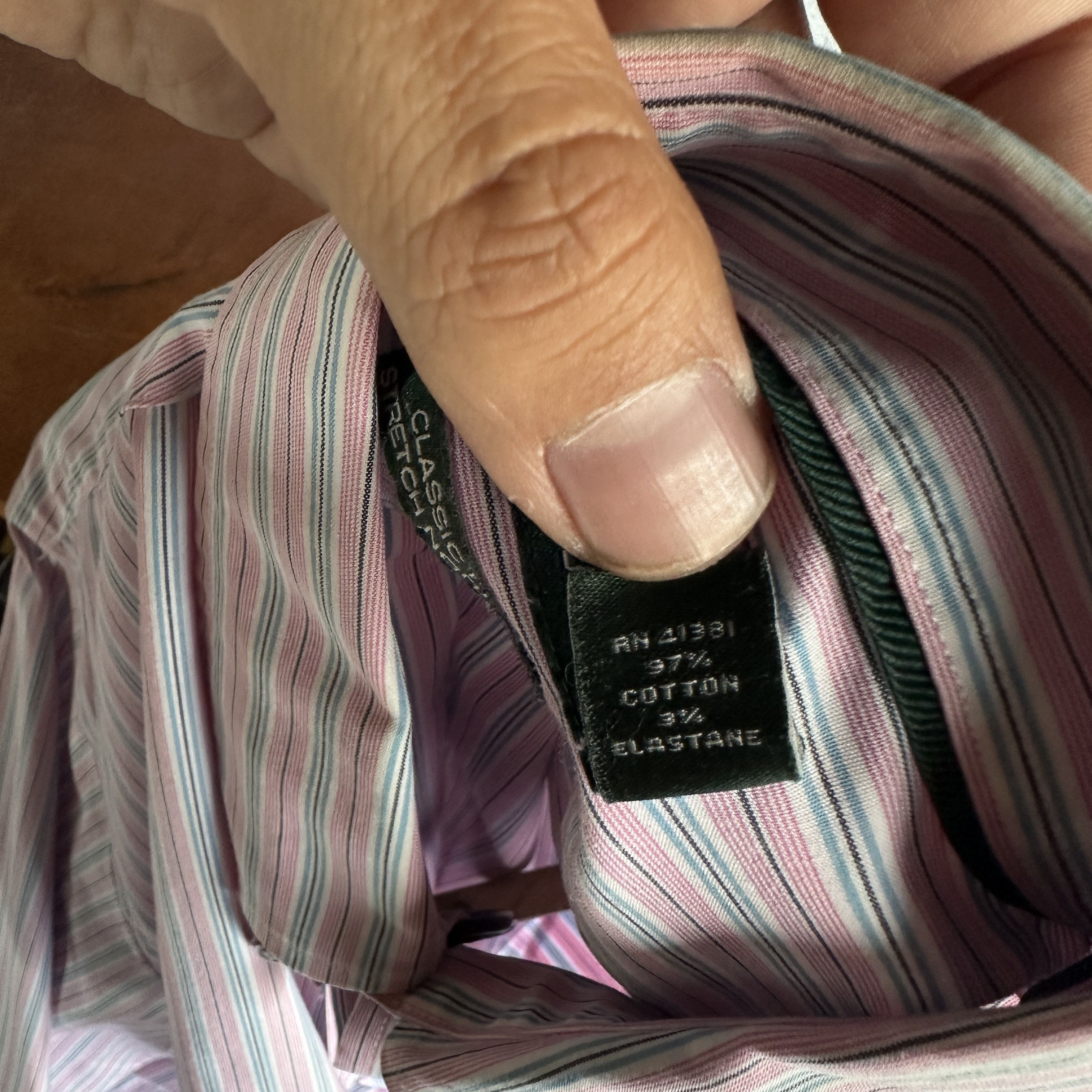 Polo Ralph Lauren Vtg Polo Ralph Lauren Button Down Shirt Mens Vertical Stripe Size US M / EU 48-50 / 2 - 11 Thumbnail