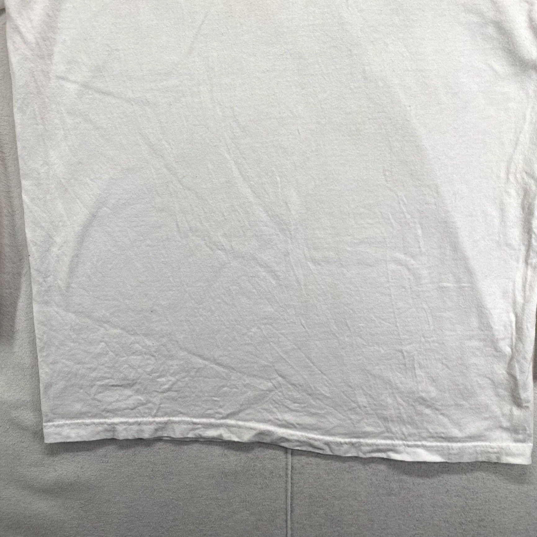 Hanes VINTAGE Hanes Ivy League T Shirt Unisex Adults Medium White Y2K Conference 2001 Size US M / EU 48-50 / 2 - 6 Thumbnail