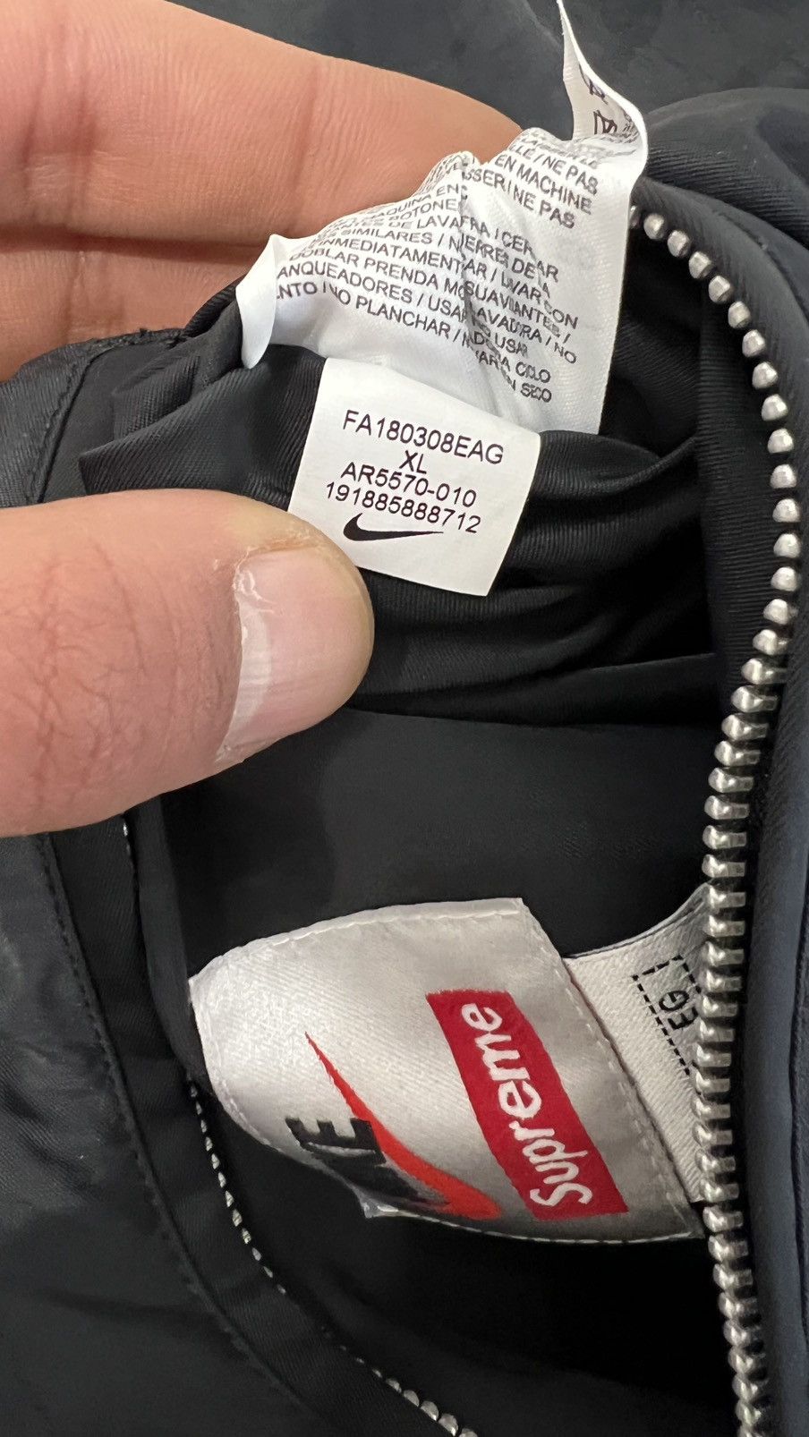 Nike × Supreme Supreme Nike Reversible Nylon Sherpa Vest Size US XL / EU 56 / 4 - 9 Thumbnail