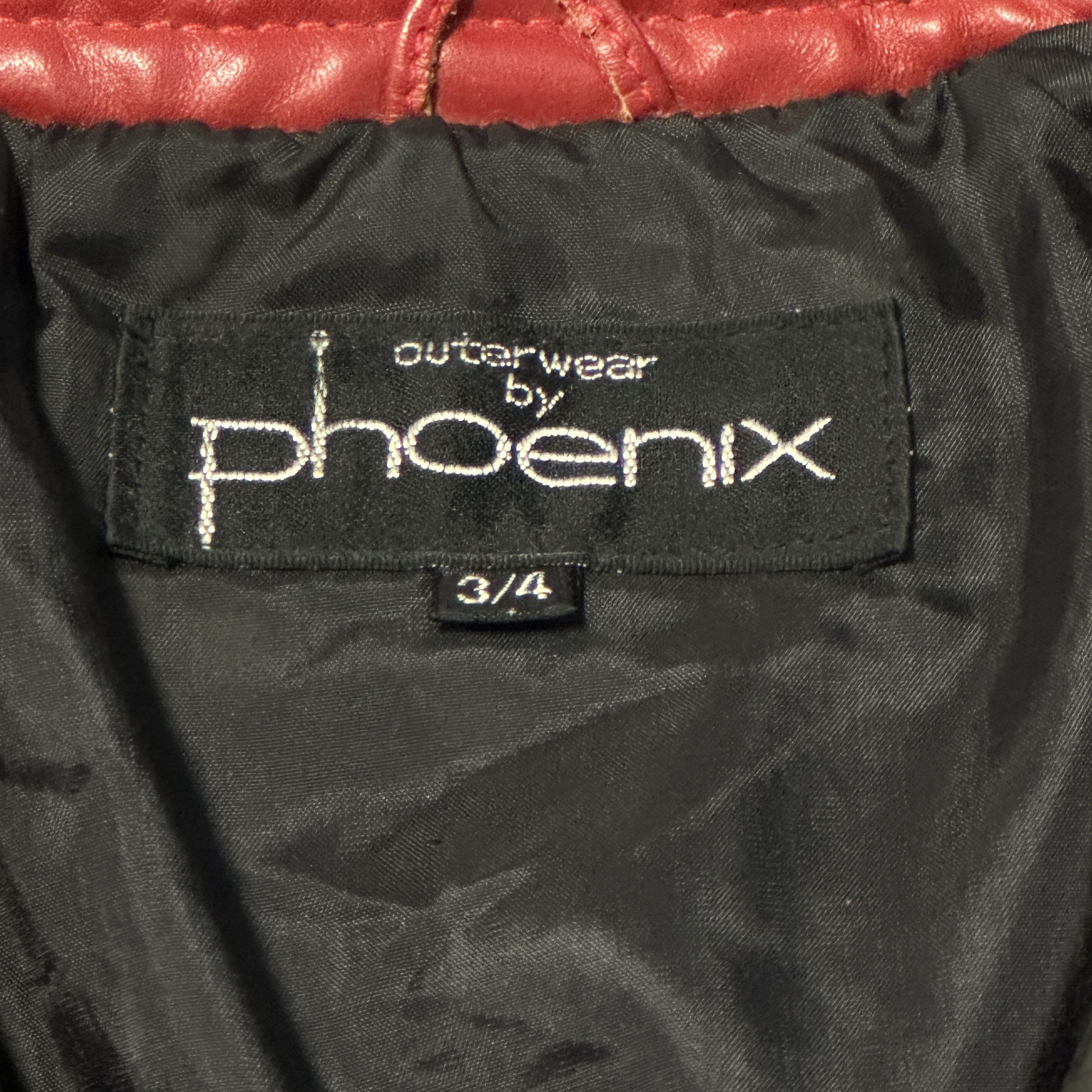 Other Vintage Michael Jackson Thriller Phoenix Red and Black Leather Jacket Size 3/4 Size US S / EU 44-46 / 1 - 2 Thumbnail