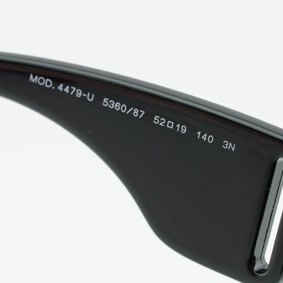 Versace Versace VE4479U 536087 Sunglasses Square Black Frame Size ONE SIZE - 8 Thumbnail