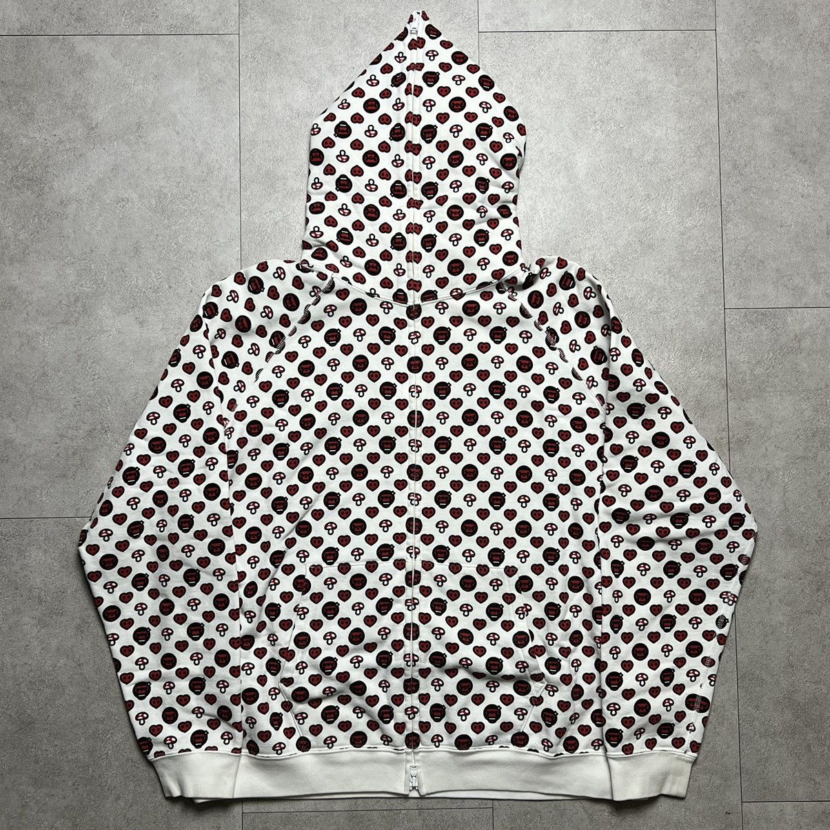 Bape Milo Monogram Hoodie Grailed