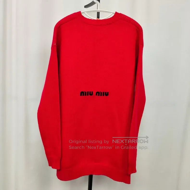 Miu Miu Miu Miu 38 Disney co-branded red knitted sweater Size M / US 6-8 / IT 42-44 - 2 Thumbnail