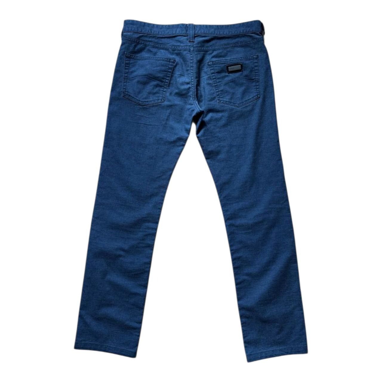 Armani Collezioni Armani Collezioni Blue Pants | Size 33 Size US 33 - 2 Thumbnail