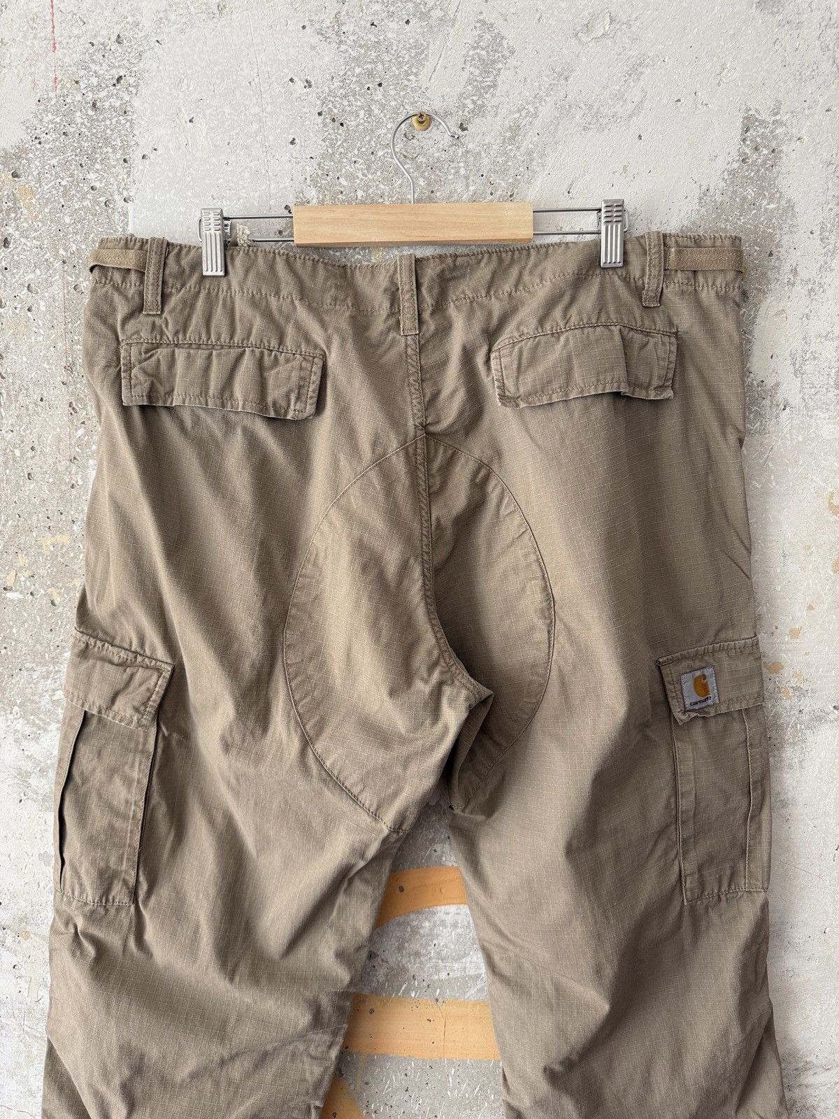 Carhartt WIP Beige Ripstop Aviation Cargo Pants Size 36