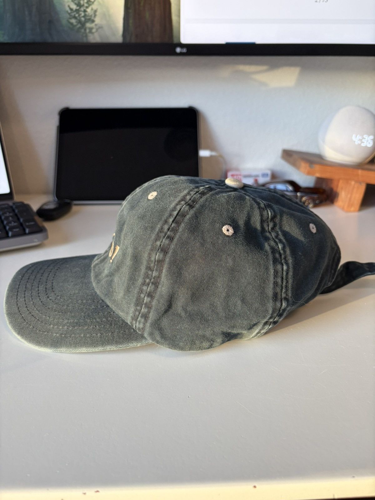 Vintage Yahoo Technology Vintage Strapback Hat/Cap Faded Black Size ONE SIZE - 2 Thumbnail